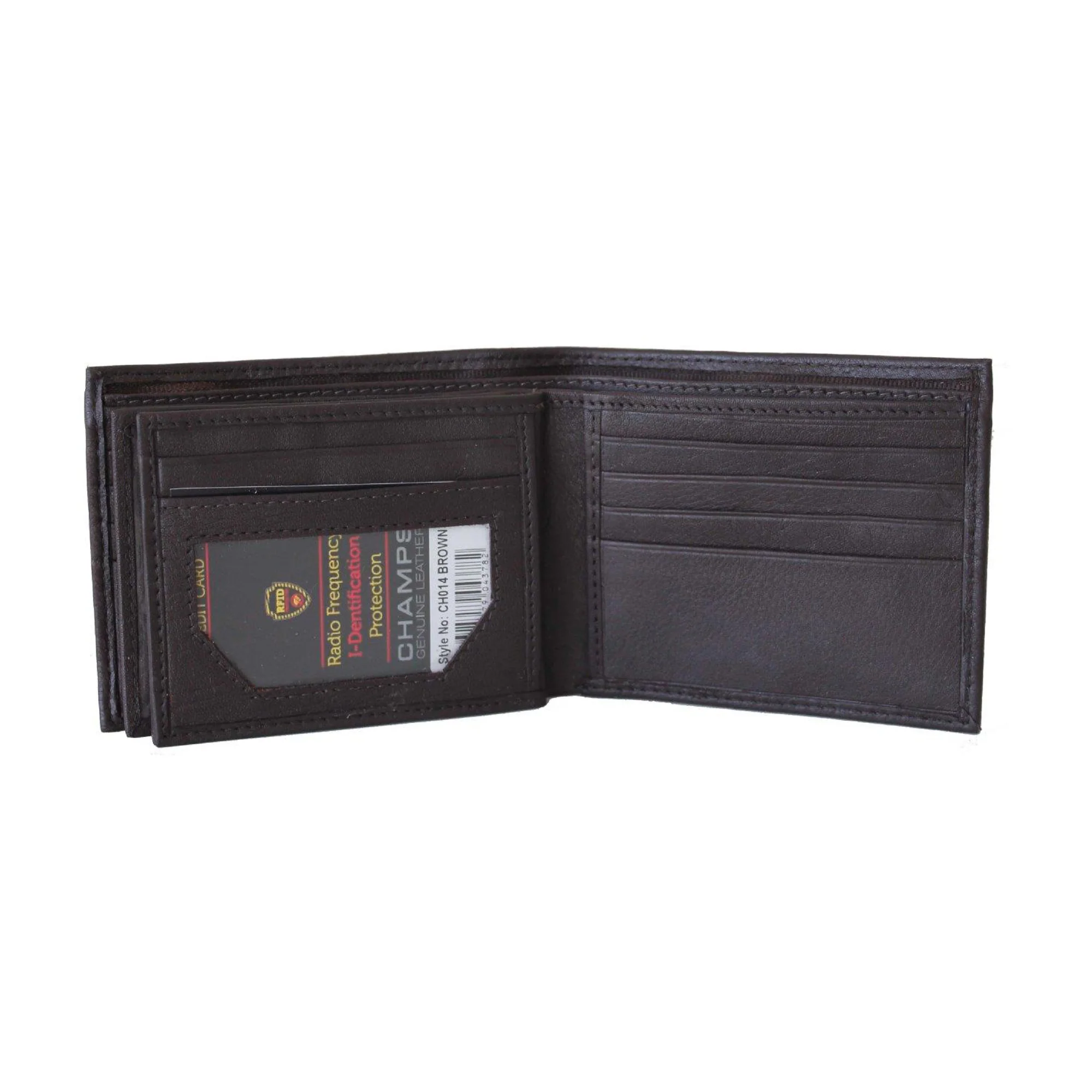 Tosca Men's Wallet RFID protected CH014-Brown - Image 5