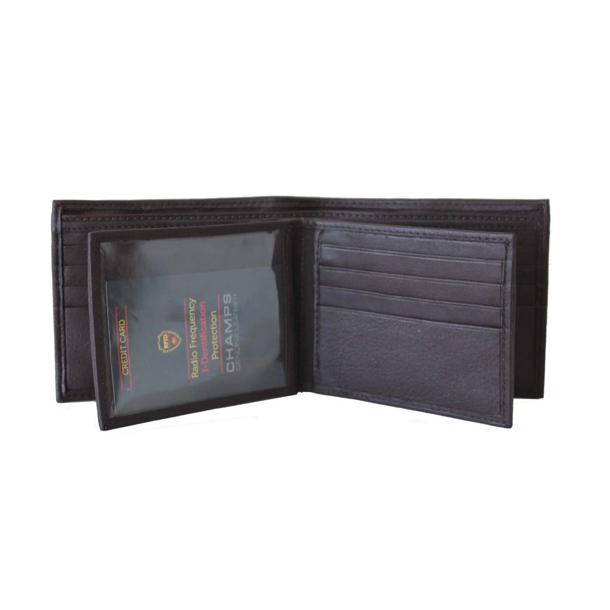Tosca Men's Wallet RFID protected CH014-Brown - Image 6