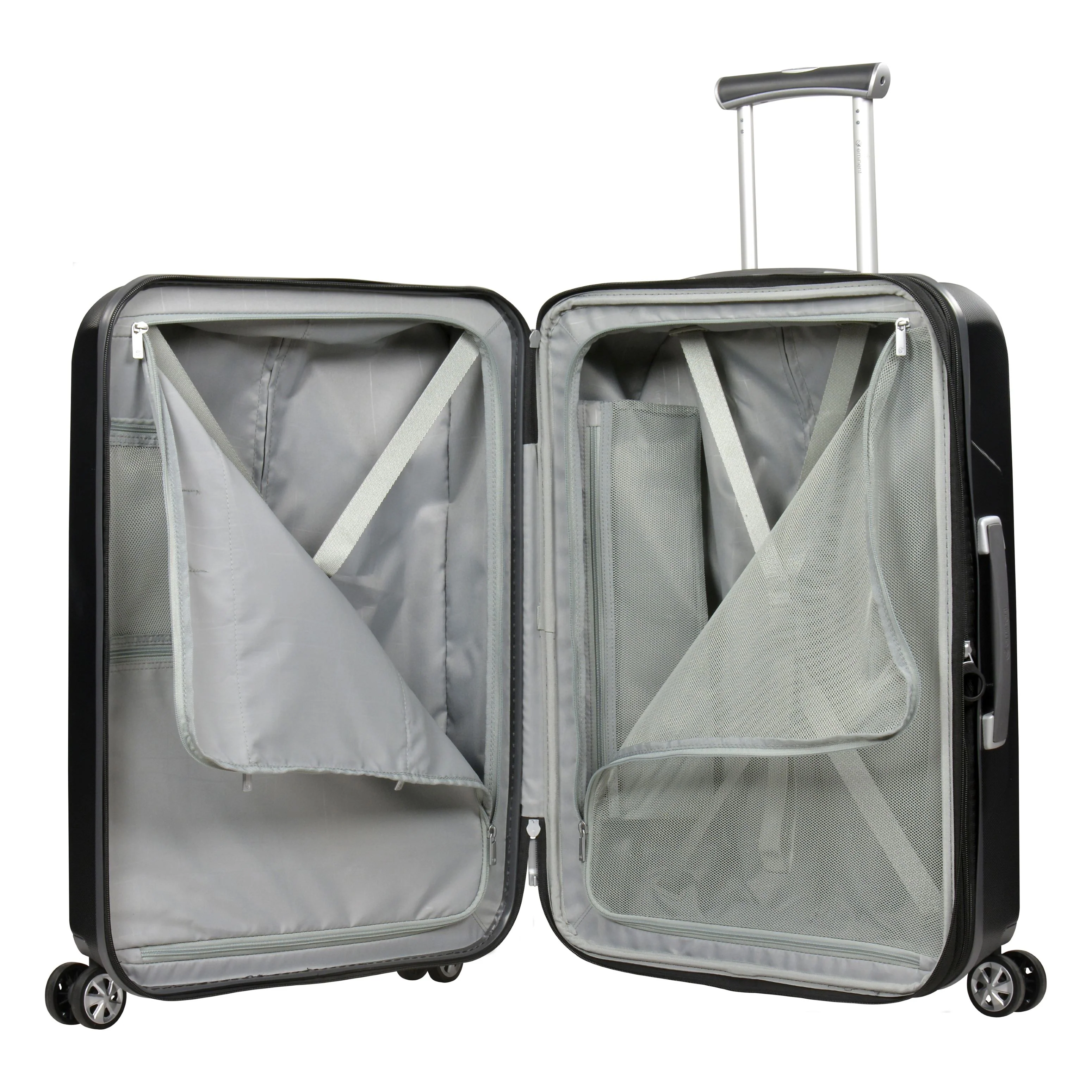 Eminent KC-28 Range 77cm Checked size Makrolon Polycarbonate luxury trolley case KC28A Black - Image 4