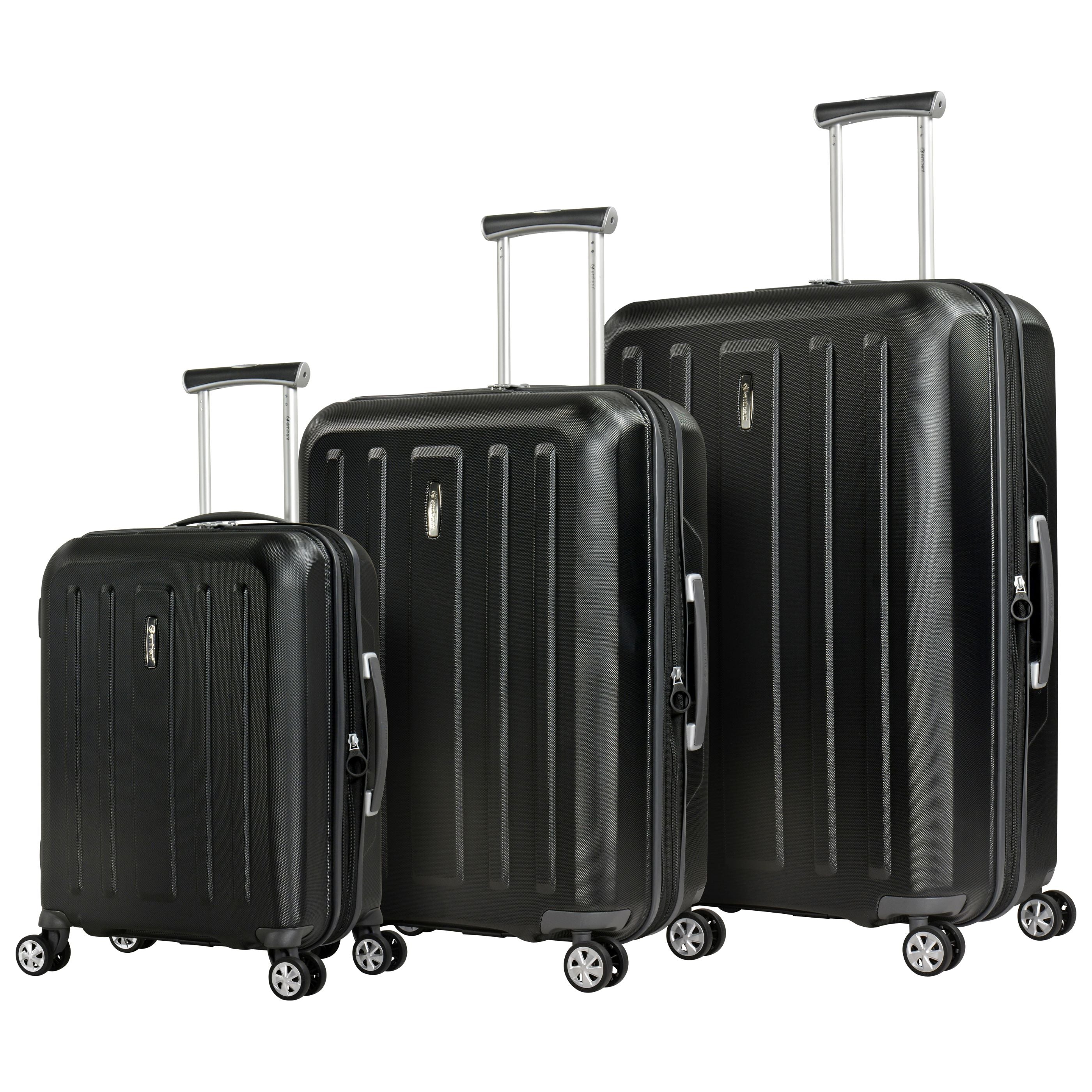 Eminent KC-28 Collection 55cm-Carry on Makrolon Polycarbonate premium trolley case KC28C-Black - Image 9