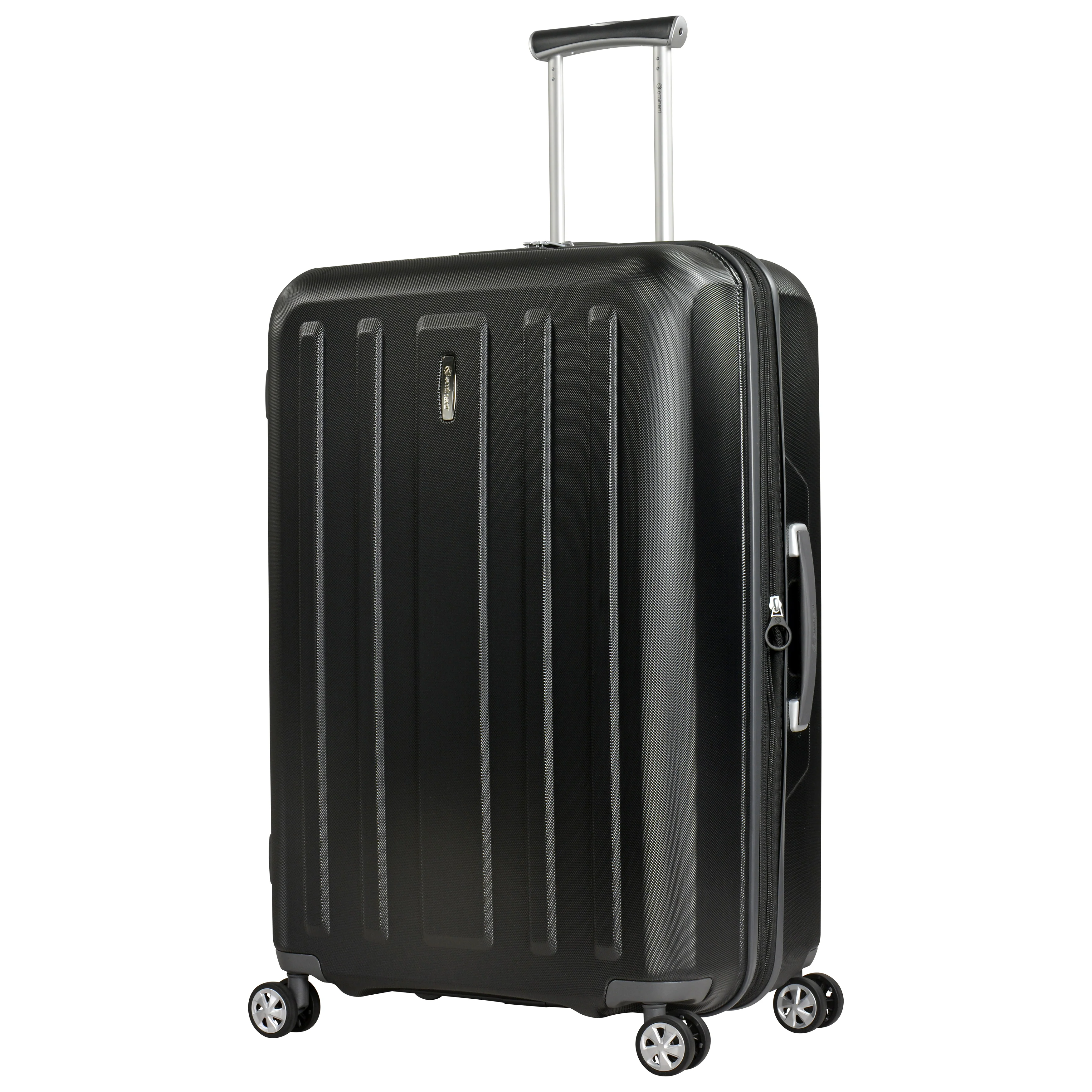 Eminent KC-28 Range 77cm Checked size Makrolon Polycarbonate luxury trolley case KC28A Black
