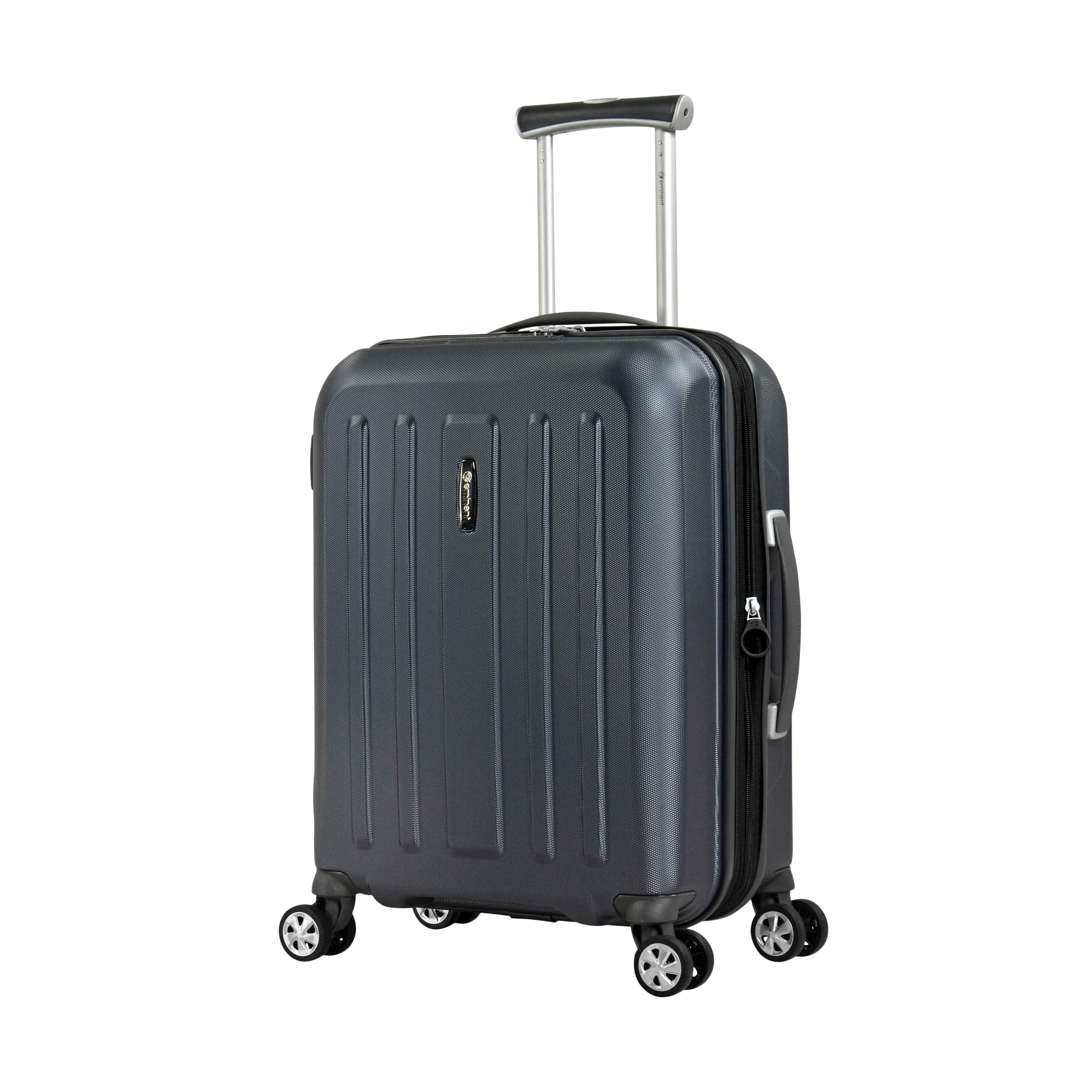 Eminent KC-28 Collection Luxury Premium Makrolon Polycarbonate 55cm-H Carry-on Trolley case KC28C Carbon Grey