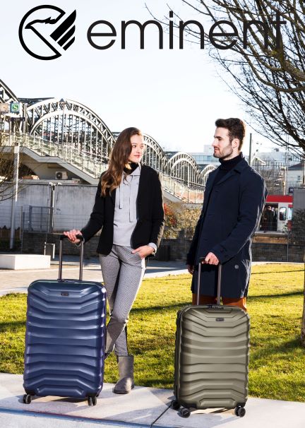 Eminent 76cm Champagne TPO Collection Top end Luxury Checked hard side Trolley luggage KH93A - Image 10