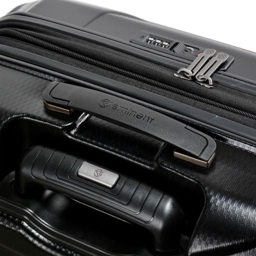 Eminent 76cm Black TPO Collection Top end Luxury Checked hard side Trolley luggage KH93A - Image 6