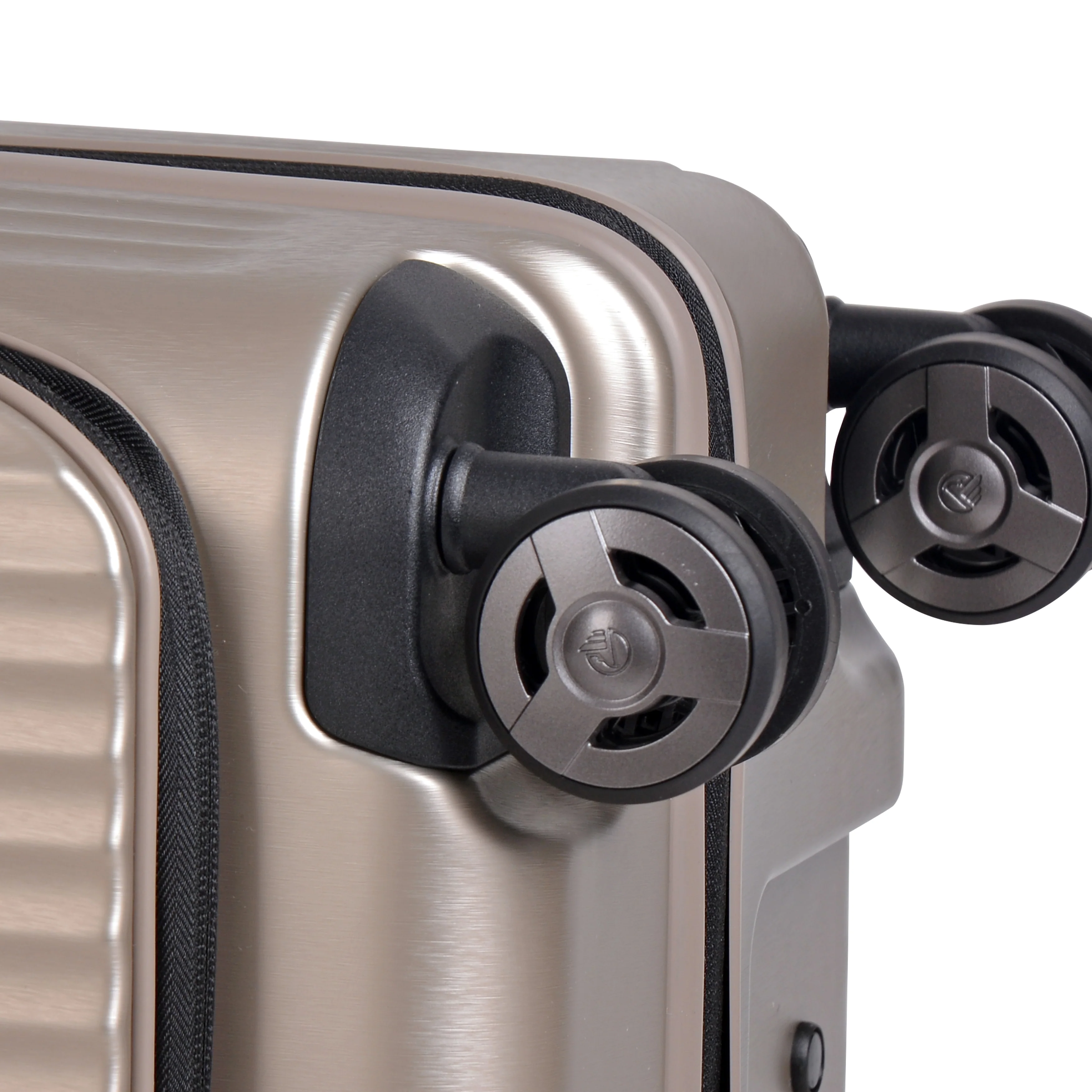 Eminent 76cm Checked  Hard side Makrolon (Champagne) Top Lid front Opening design Trolley case KK50A - Image 5