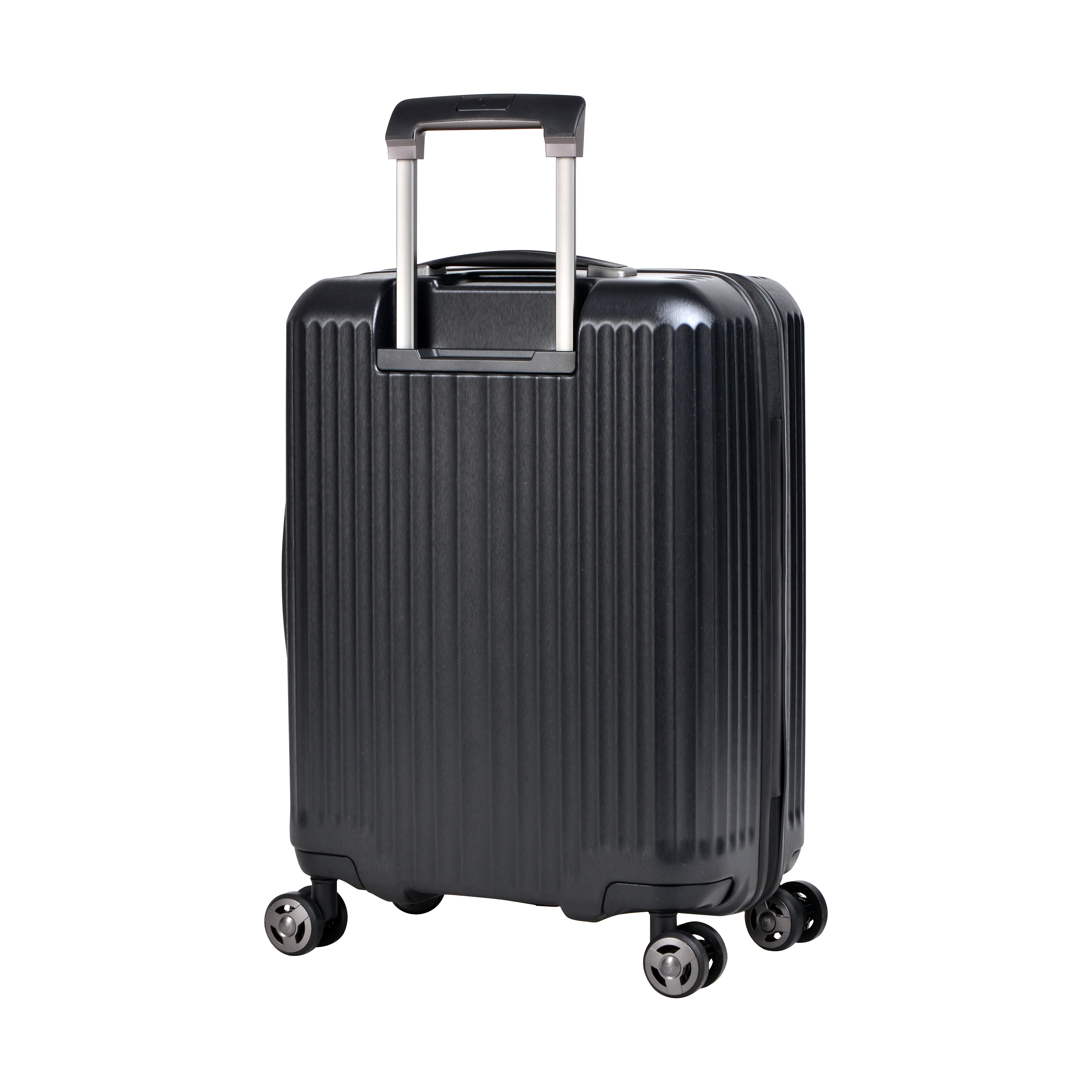 Eminent - Carry On 55cm - Black Top lid Front Opening design Hardside Small Trolley case with USB port KK50C - Image 8