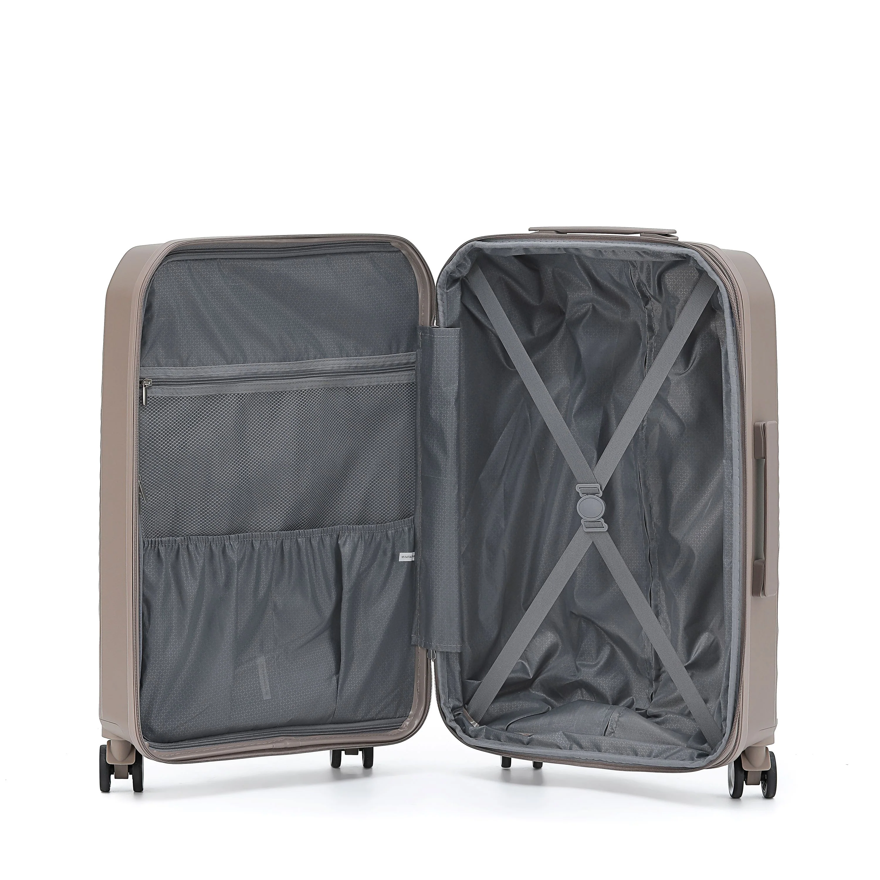 New Zealand Luggage Co Hauraki Collection 66cm Polypropylene Trolley case NZ004B-Sand - Image 3