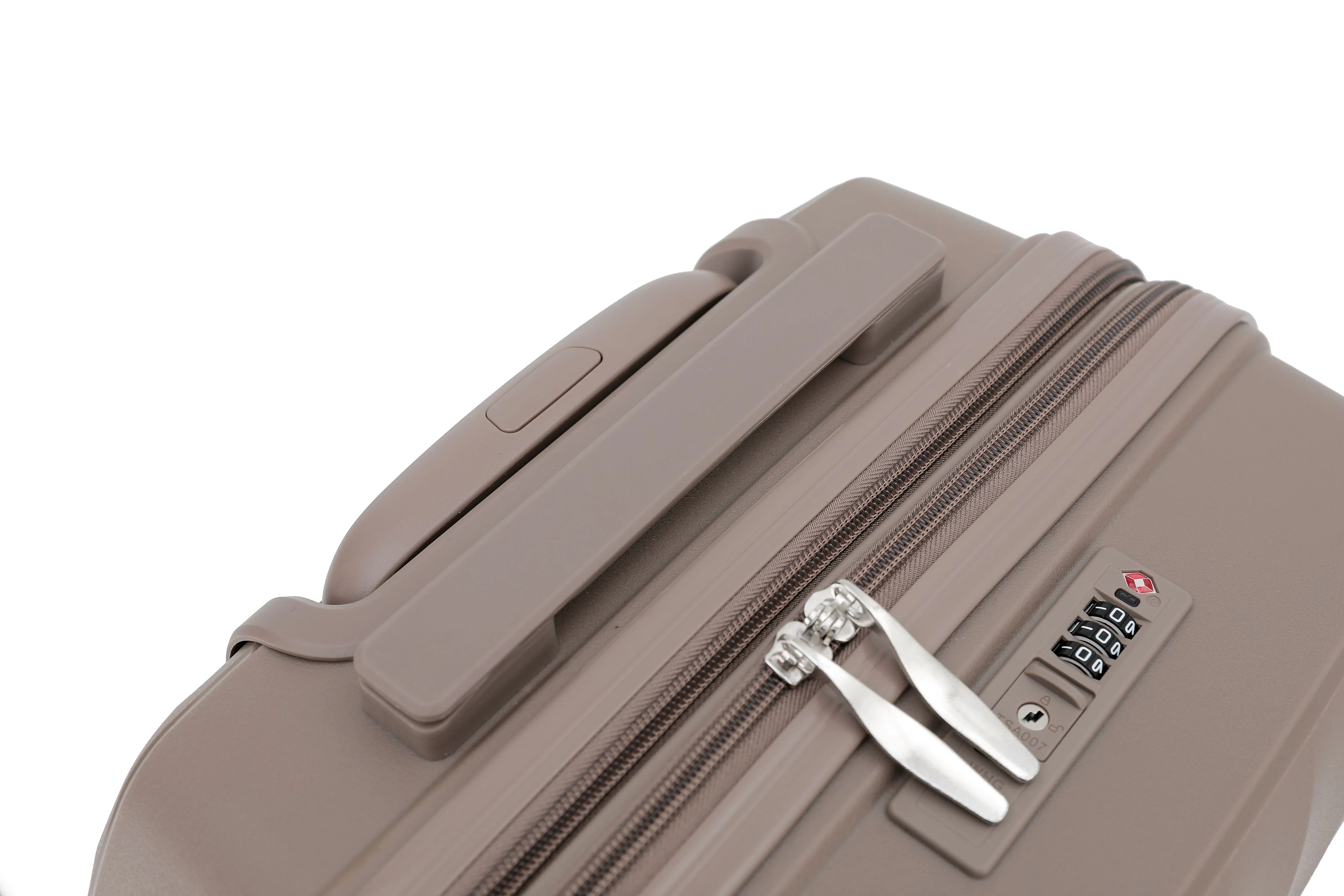 New Zealand Luggage Co Hauraki Collection 66cm Polypropylene Trolley case NZ004B-Sand - Image 6