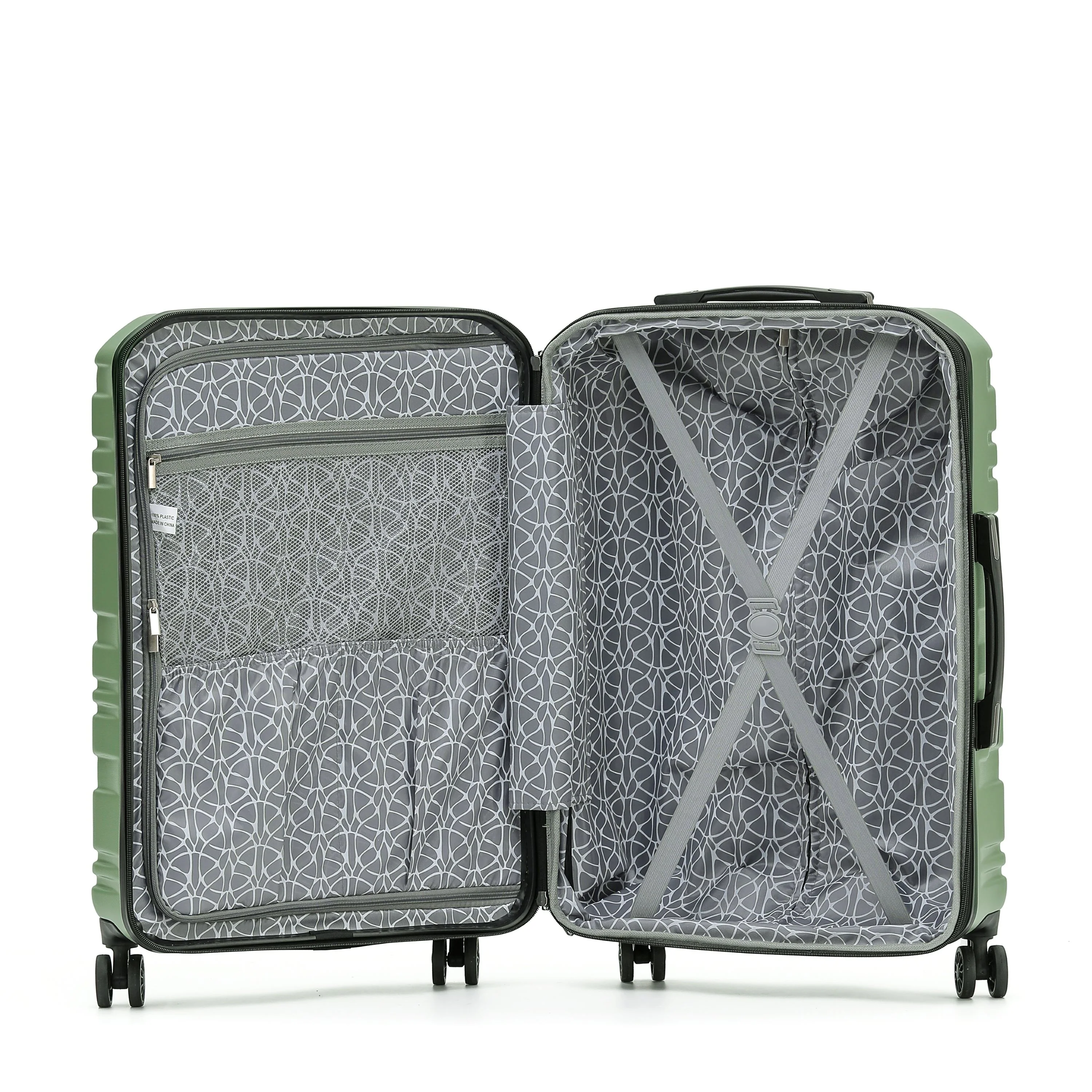 New Zealand Luggage Company Franz Josef Collection 2-Piece luggage set 77cm/55cm SS604-Oil Green - Image 4