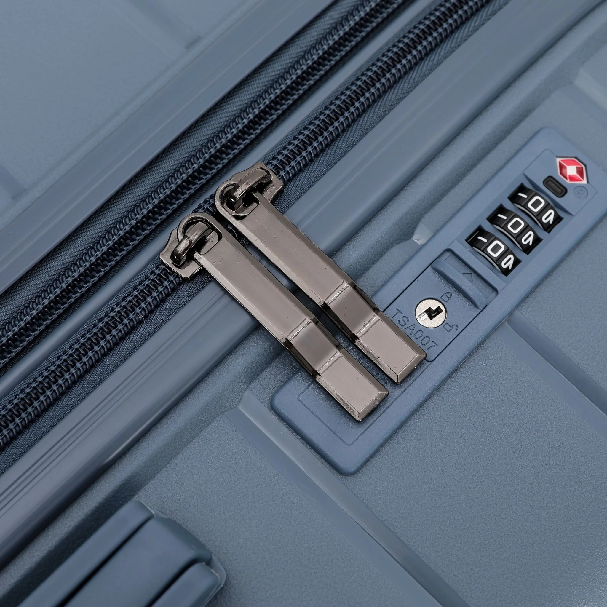 New Zealand Luggage Pilot Collection 2-Pce Polypropylene Trolley set 76/55cm NZ005-Slate - Image 8