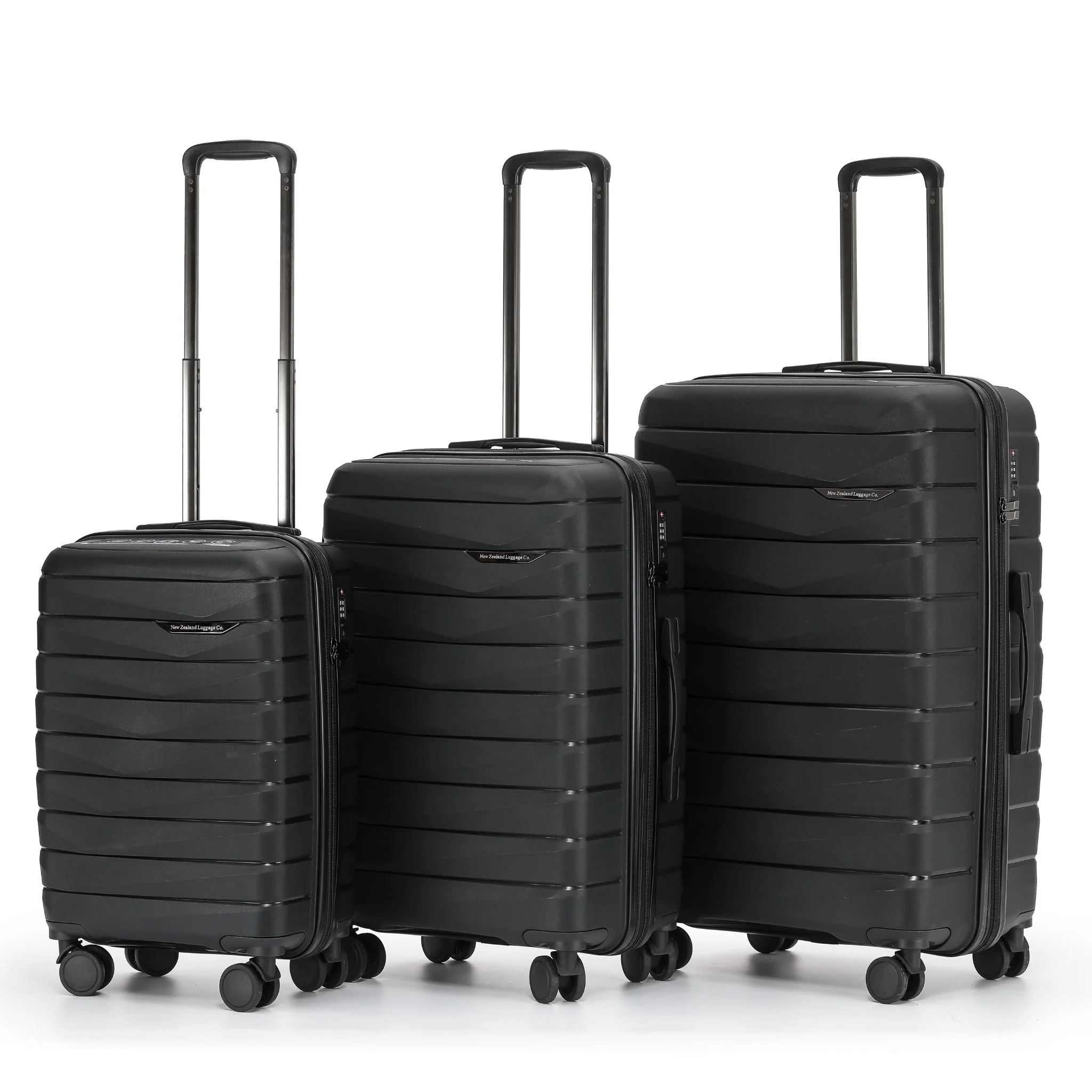 The New Zealand Luggage Pilot Collection Polypropylene 76cm Trolley case NZ005A Black - Image 11