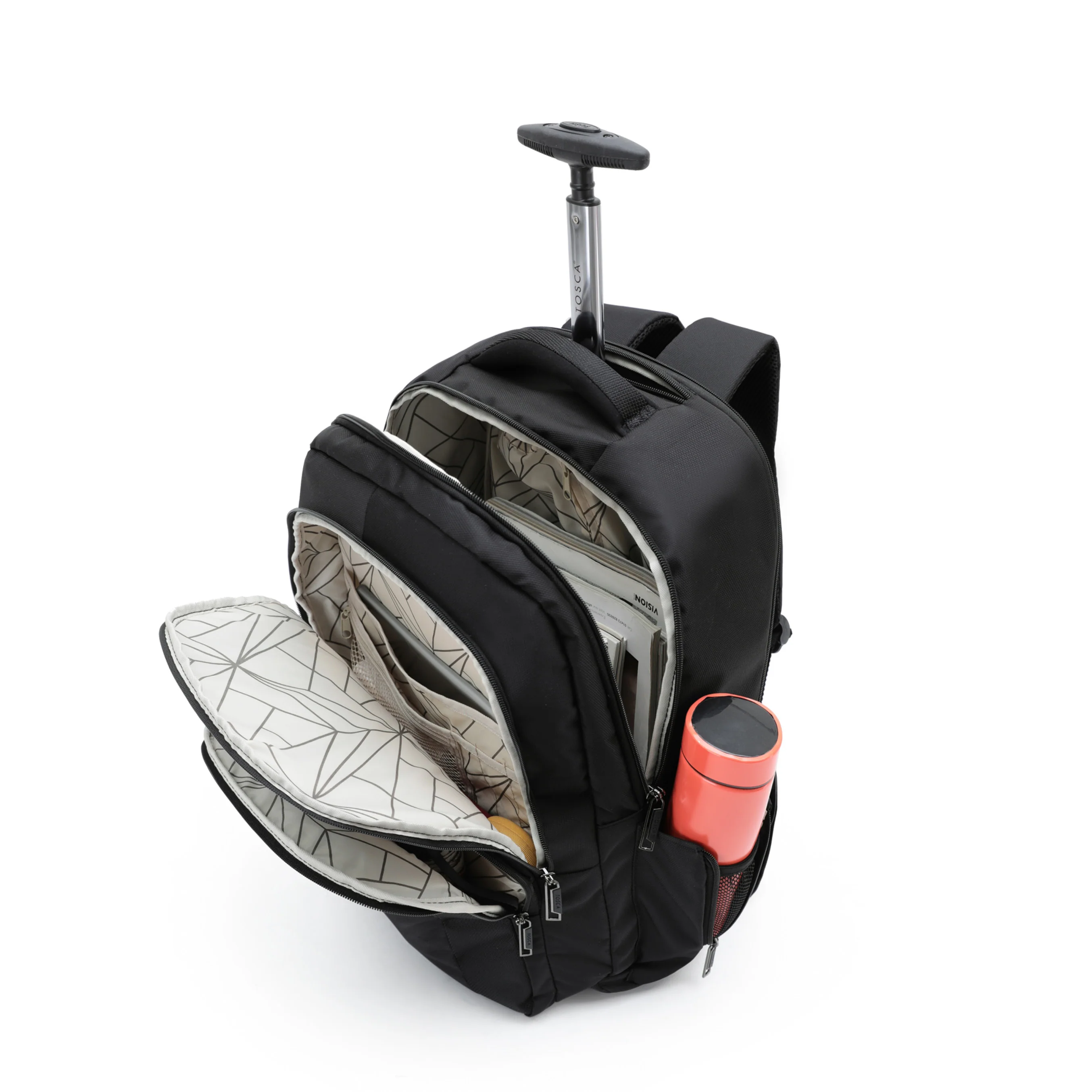 Tosca Oakmont Collection 50cm Carry on Softside Trolley back pack luggage TCA601-Black - Image 4