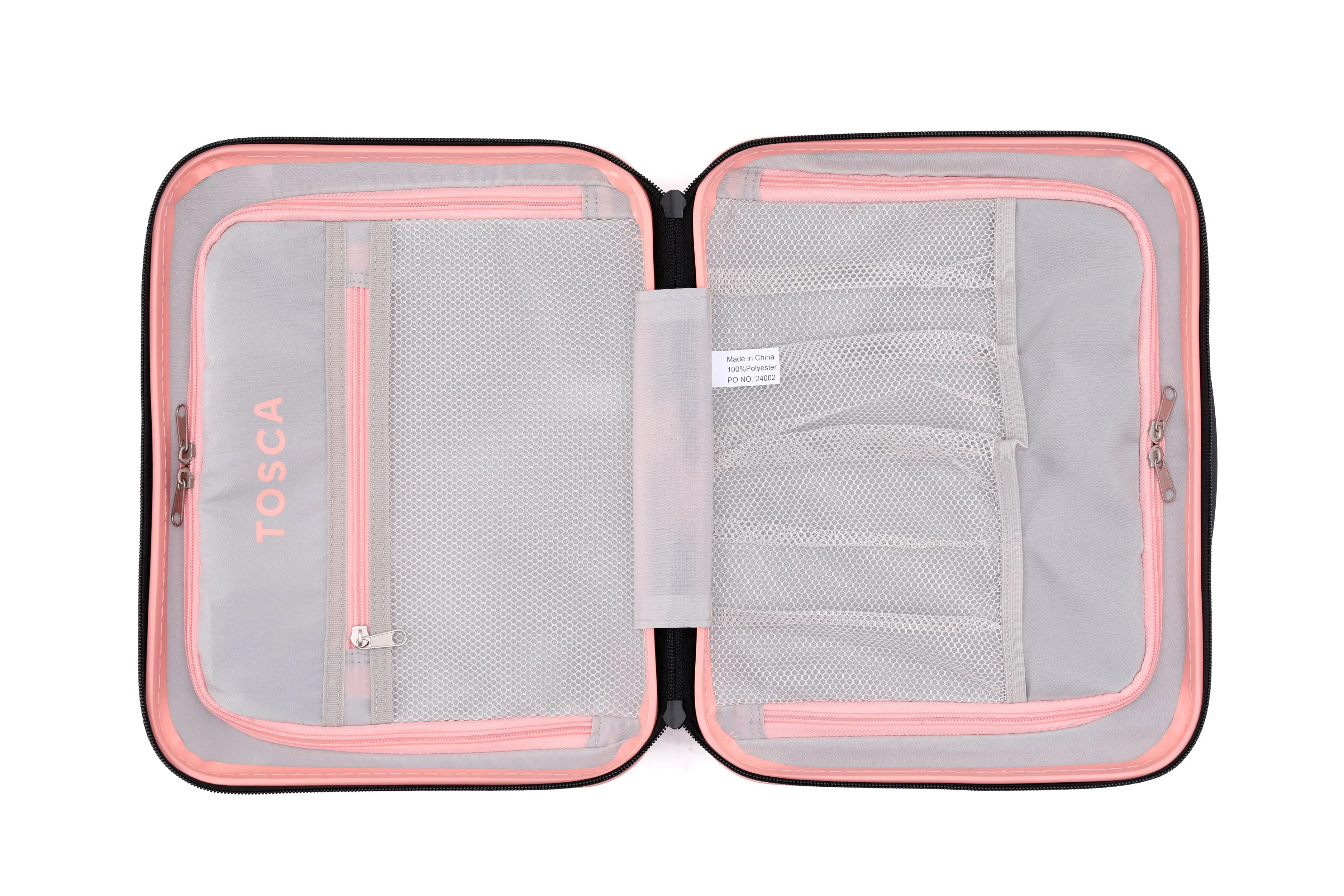 Tosca Interstellar Collection Polycarbonate Beauty case TCA141BC - Peach - Image 2