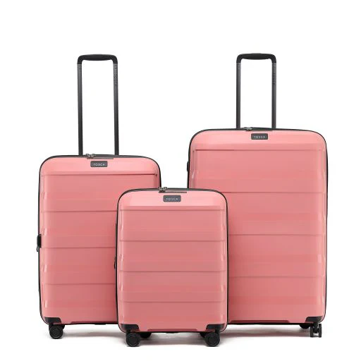 Tosca Comet 55cm Carry On Coral Hard side Polypropylene Trolley Case TCA200C - Image 7