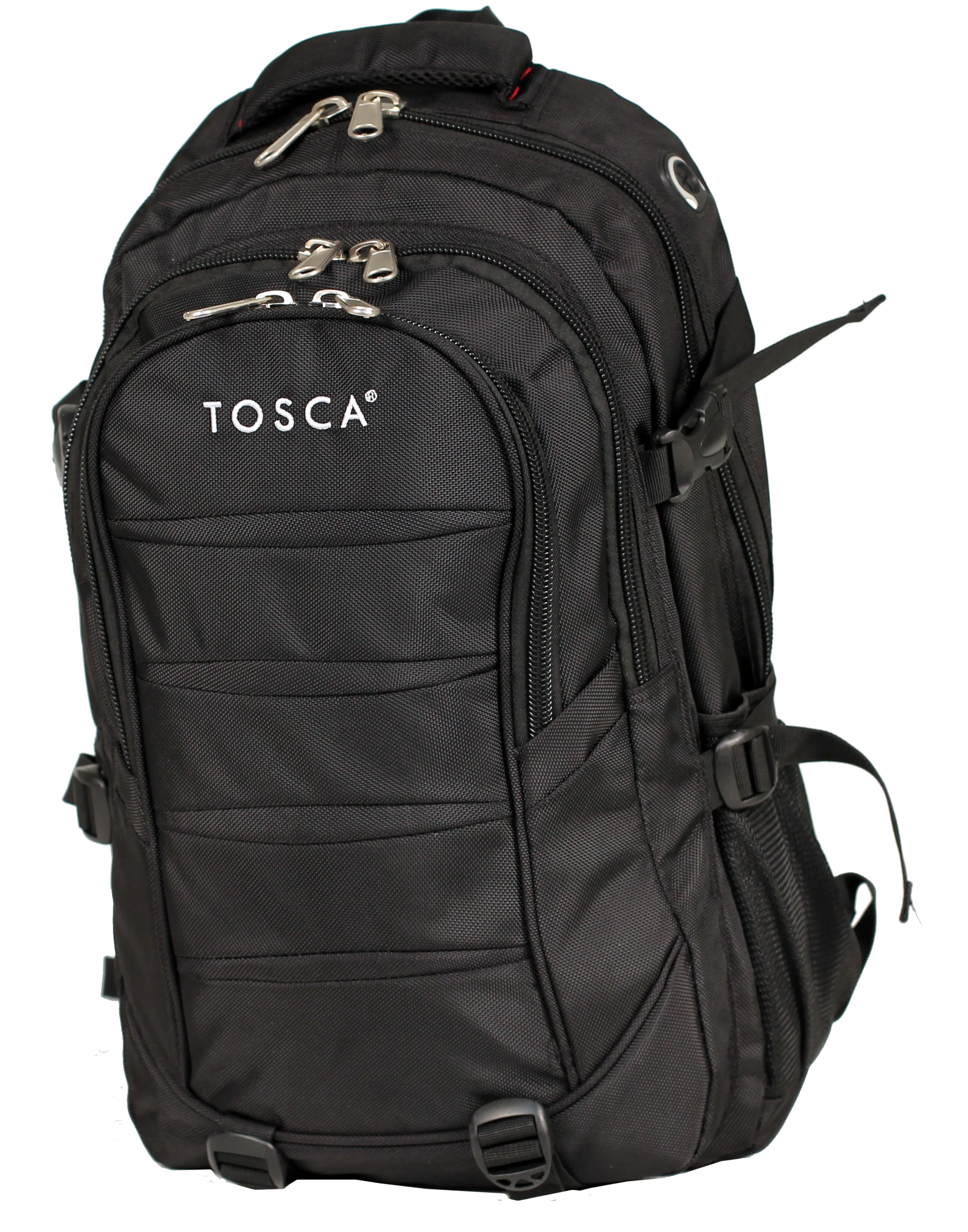 Tosca Black-50cm-H extra-large 40 litre multi compartment Back Pack TCA700-Black