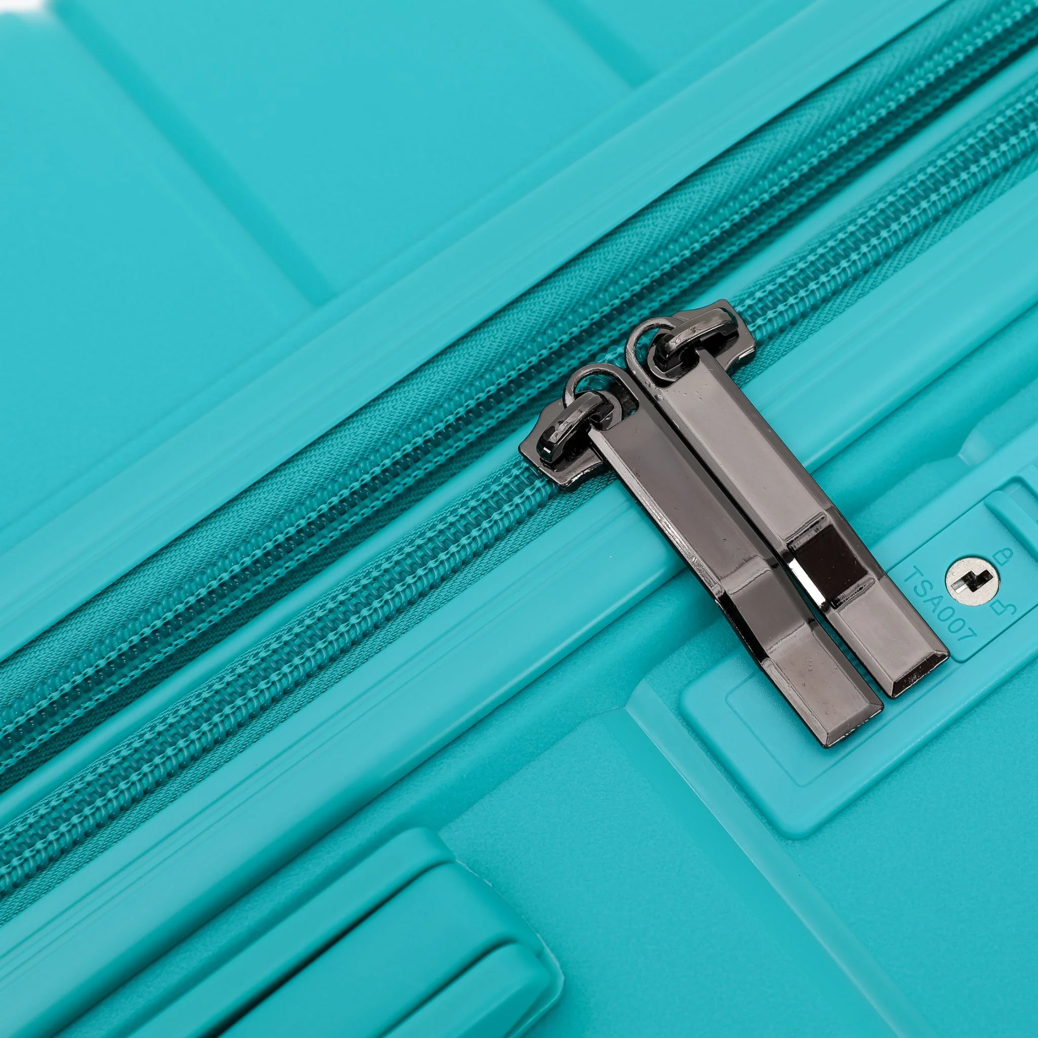 The New Zealand Luggage Co Pilot Collection Polypropylene 55cm Carry-On Trolley NZ005C-Teal - Image 9