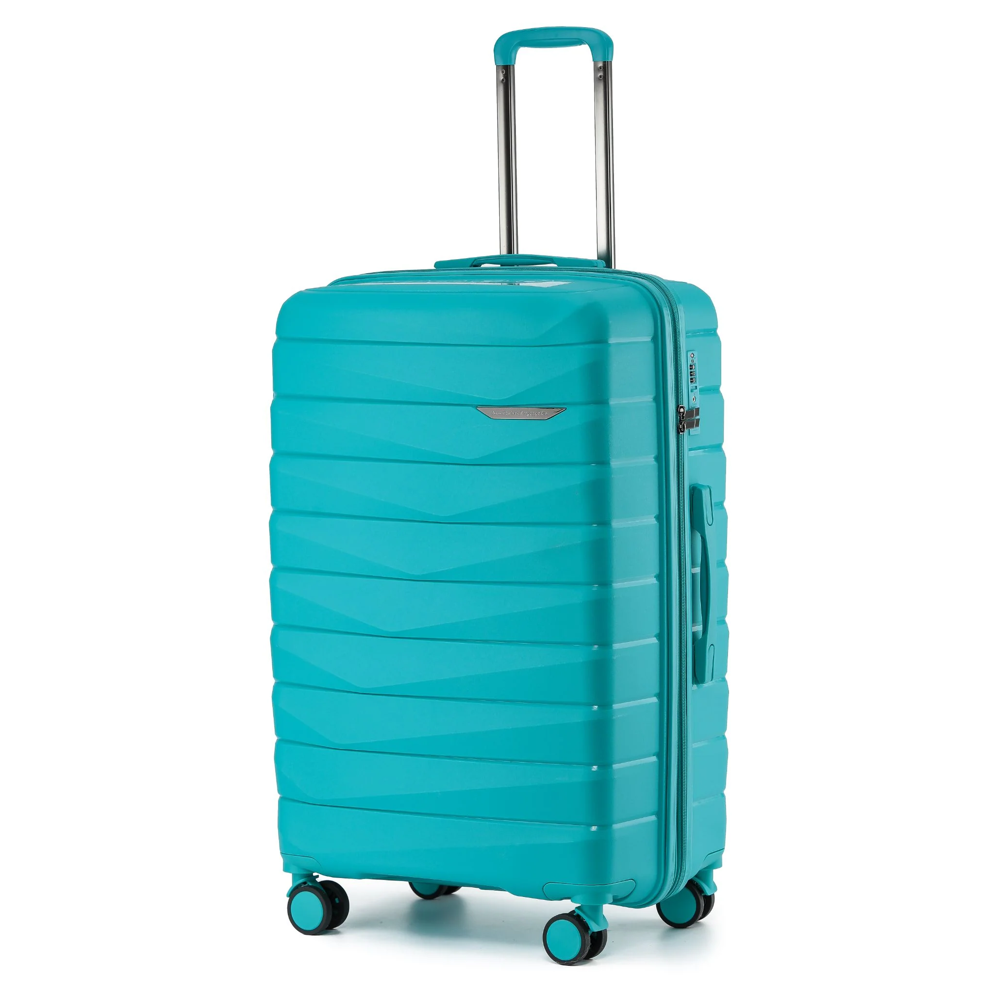 The New Zealand Luggage Co Pilot Collection Polypropylene 76cm Trolley case NZ005A-Teal
