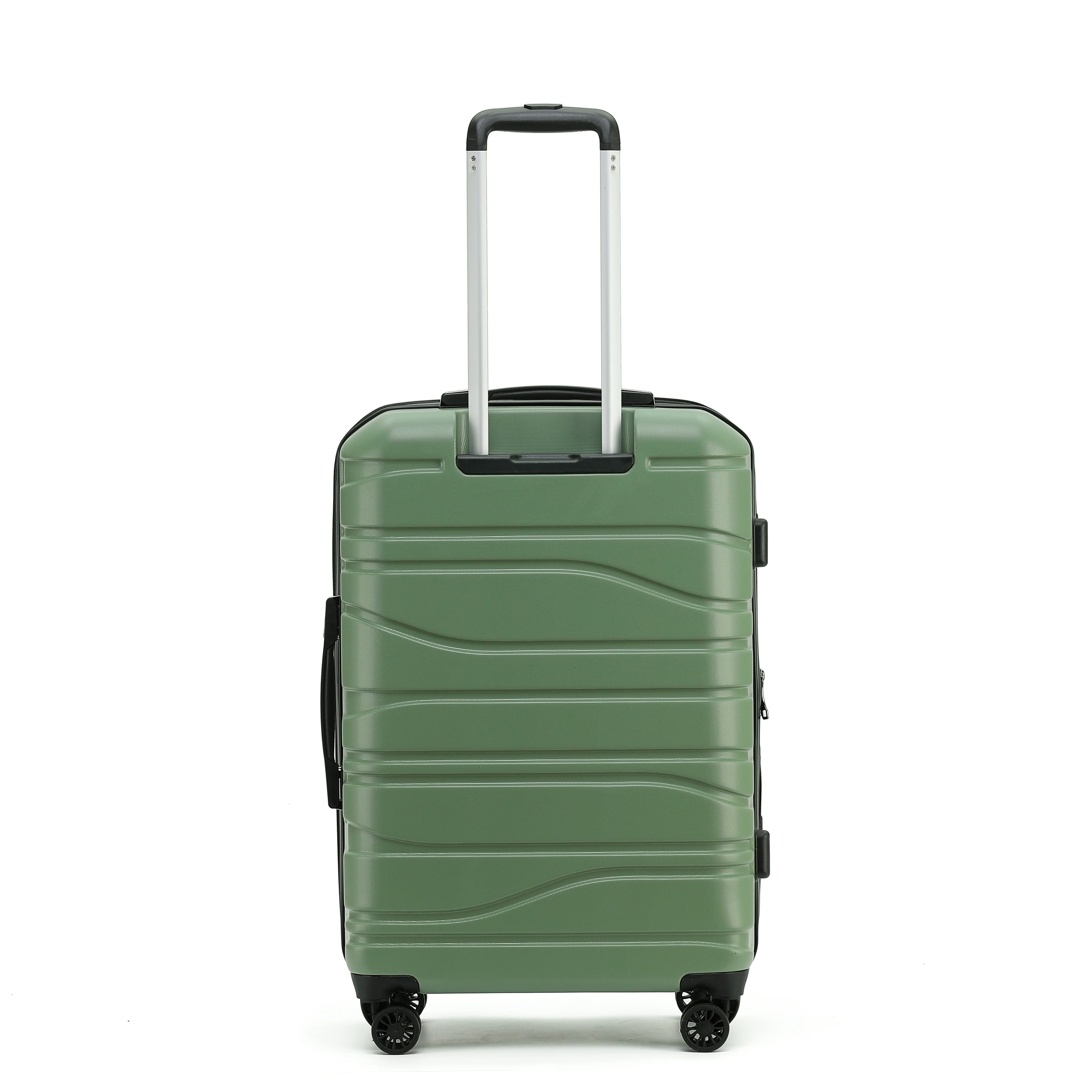 New Zealand Luggage Company Franz Josef Collection 67cm Checked trolley case SS604B-Oil Green - Image 3