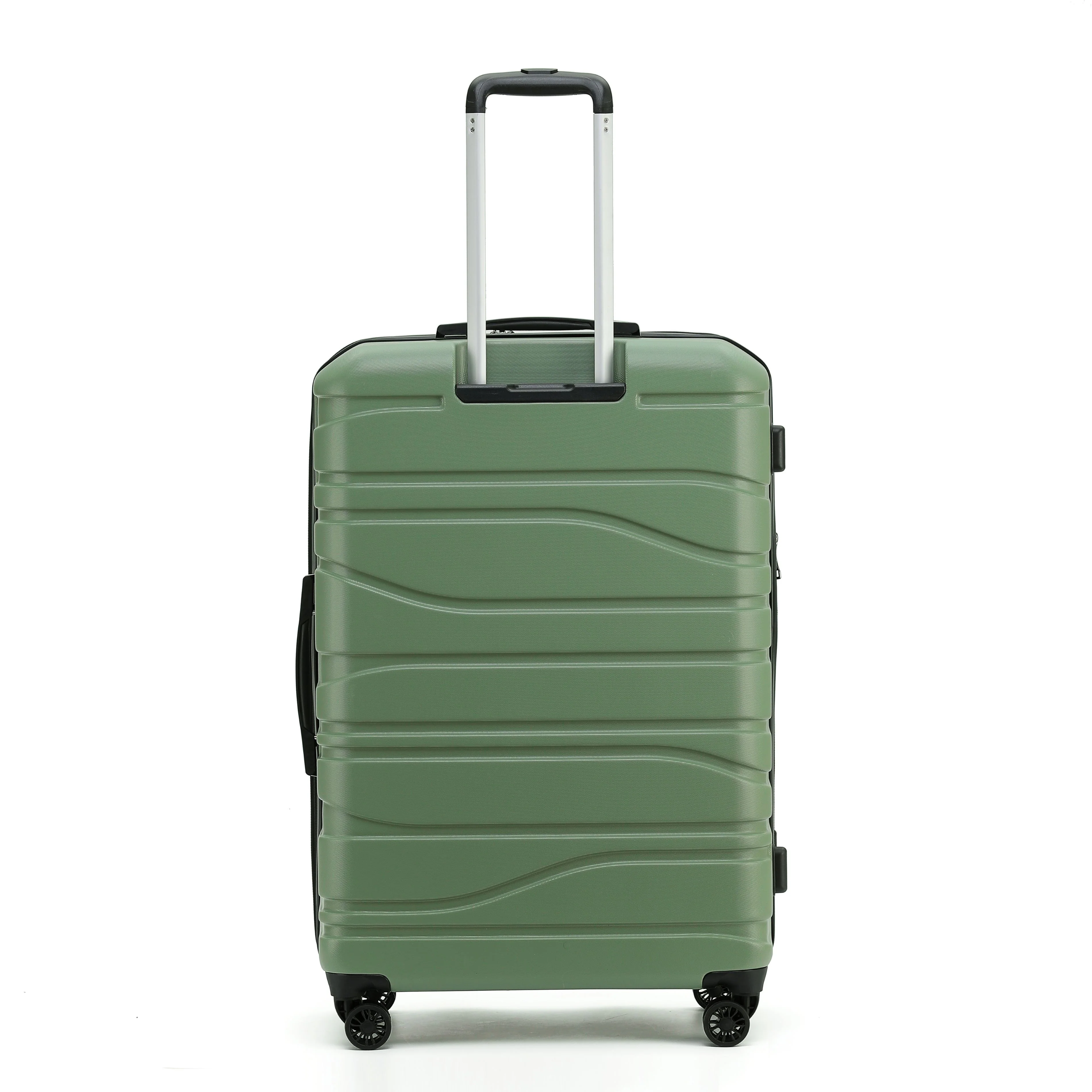 New Zealand Luggage Company Franz Josef Collection 77cm Checked Trolley case-SS604A Oil Green - Image 3