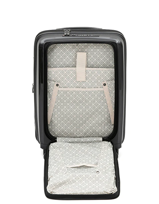 Tosca 55cm Space-X Collection Polypropylene Top-Lid opening Carry-on Laptop-trolley case TCA100C Black - Image 4