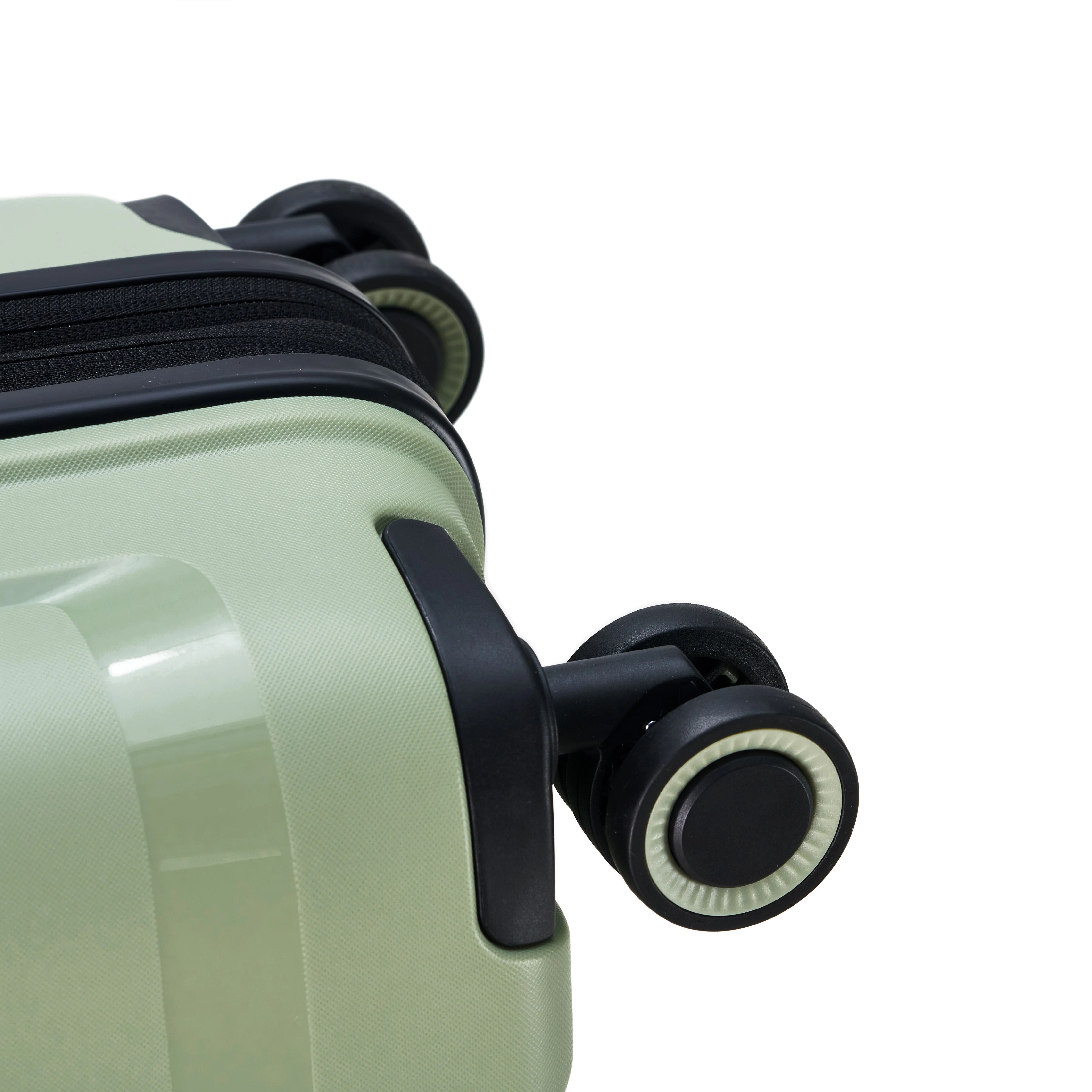 Tosca 81cm Comet Collection hard side polypropylene checked trolley case TCA200XL-Sage Green - Image 3