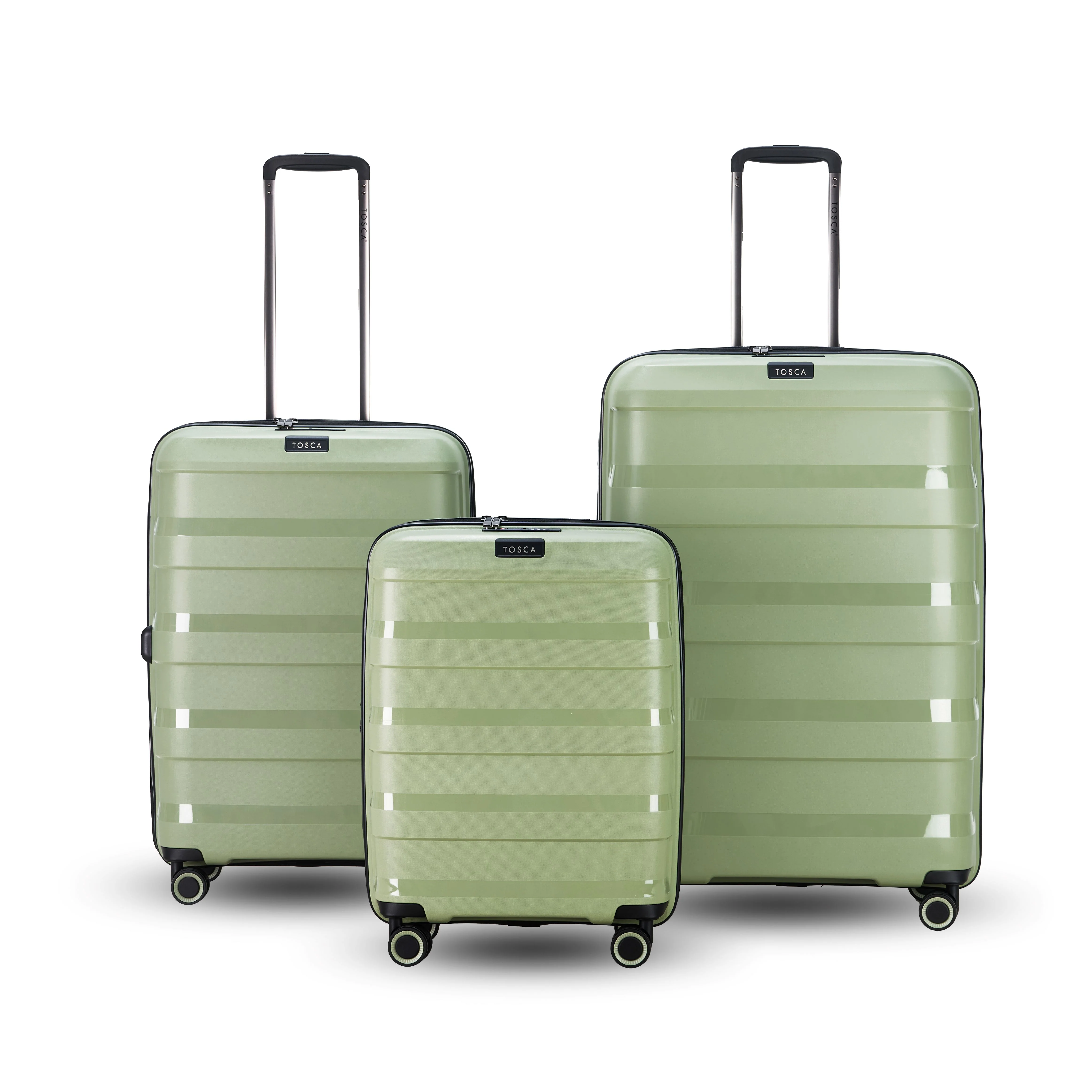 Tosca Comet Collection 78cm Polypropylene Trolley case TCA200A-Sage Green - Image 5