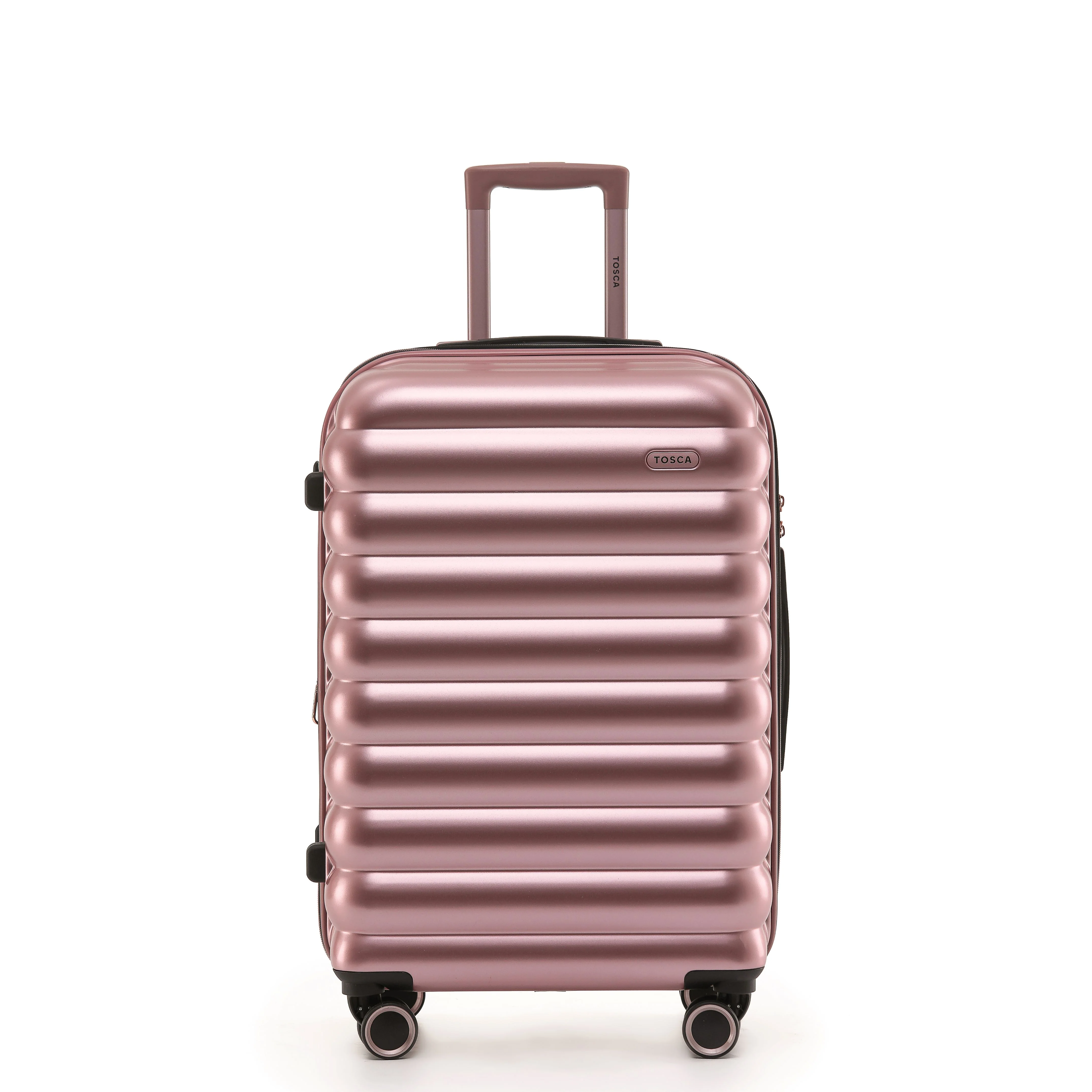 Tosca Como Collection 67cm Polycarbonate trolley case TCA255B-Rose Gold