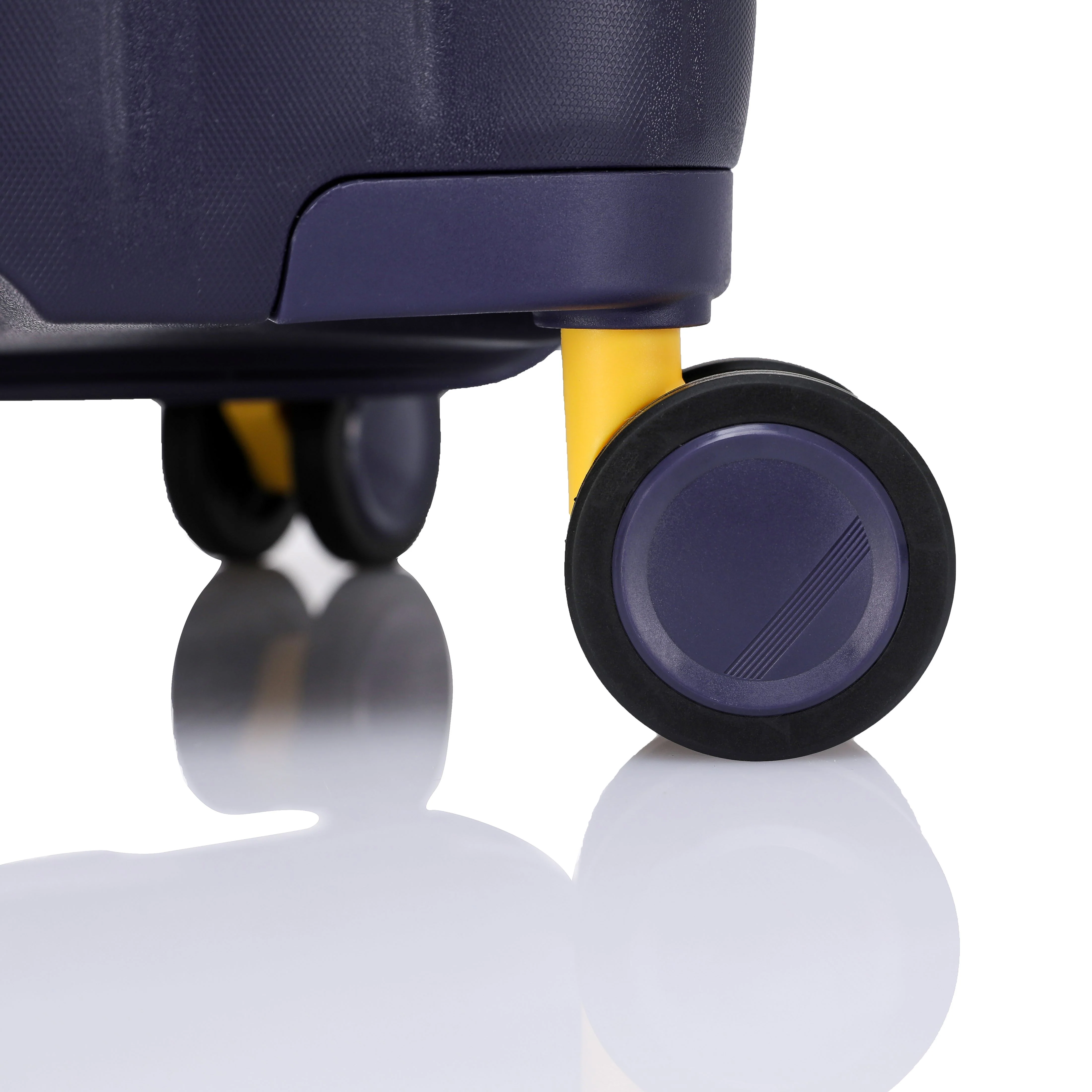 Tosca Cruiser Collection front access polypropylene 77cm trolley case TCA875A Purple-Yellow trims - Image 4