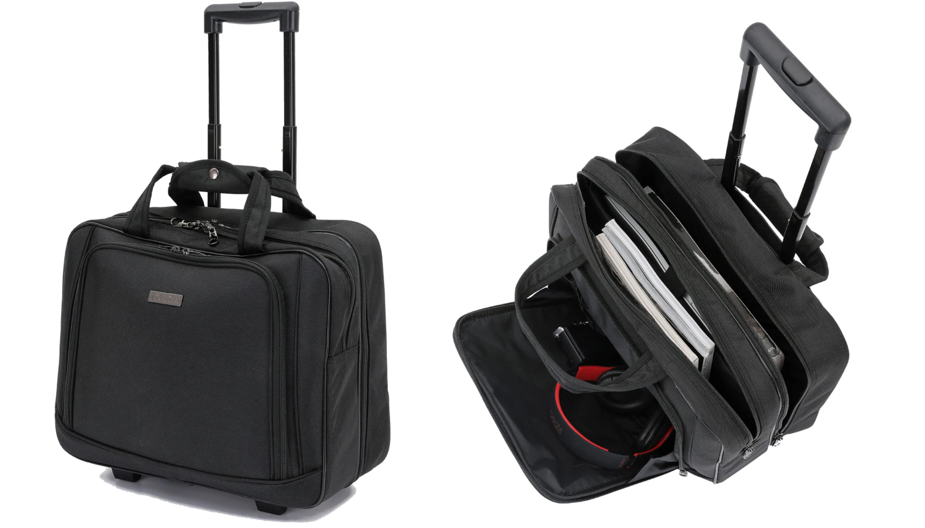 Tosca Deluxe Business on-board trolley case TCA0916 Black - Image 4