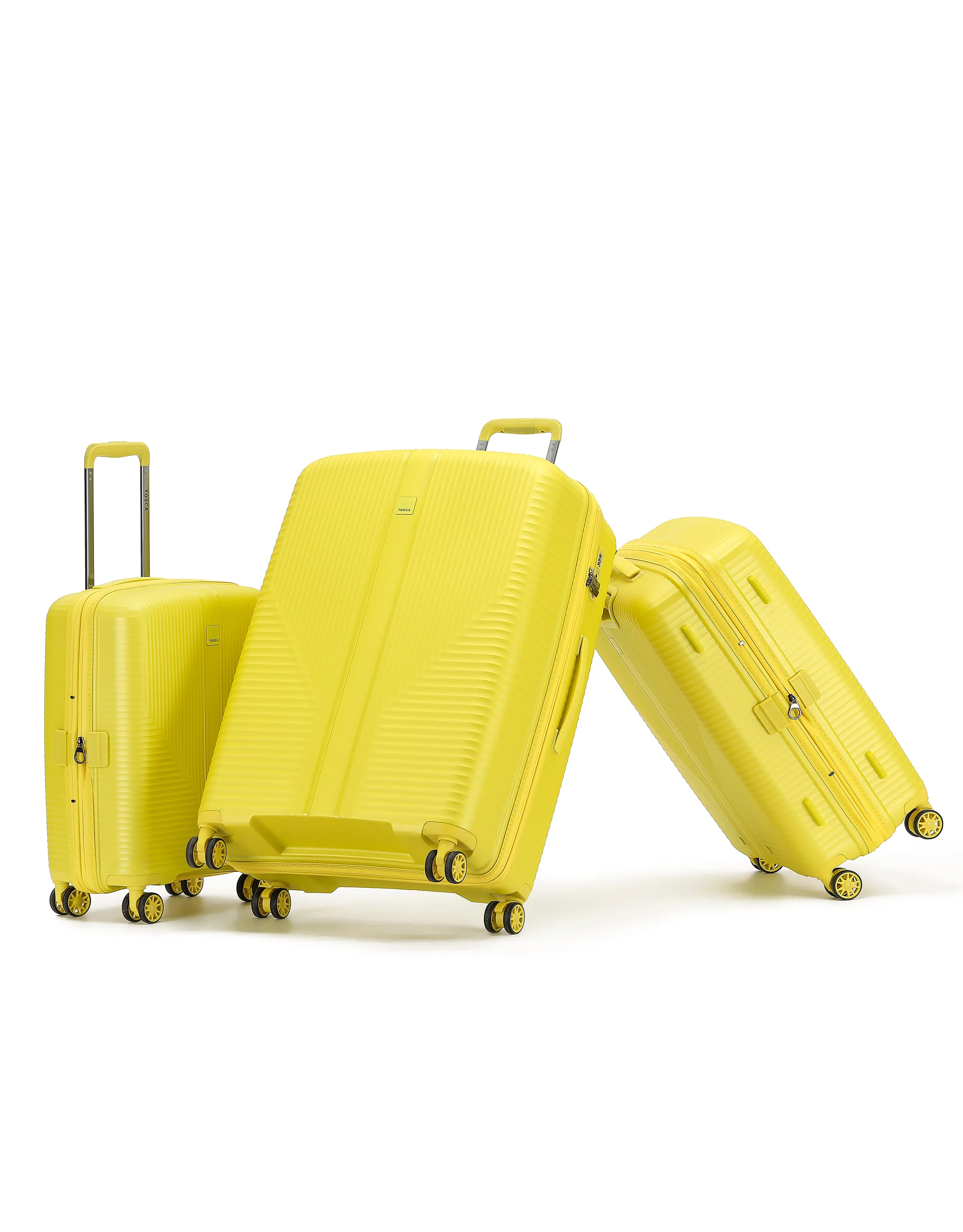 Tosca F-Lite Collection Polypropylene Premium 77cm Trolley case TCA846A-Yellow - Image 7