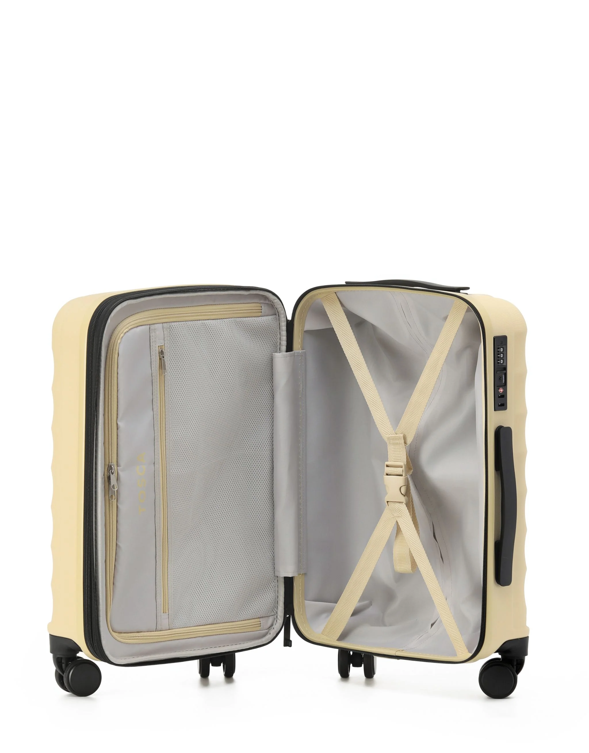 Tosca Interstellar 2.0 Collection Polycarbonate Full set trolleys 79/67/54cm TCA141-Yellow - Image 6