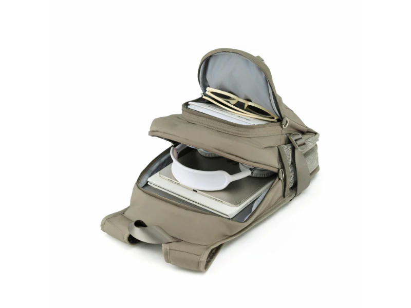 Tosca Slash Proof Anti-Theft Backpack TCA982-Taupe - Image 3