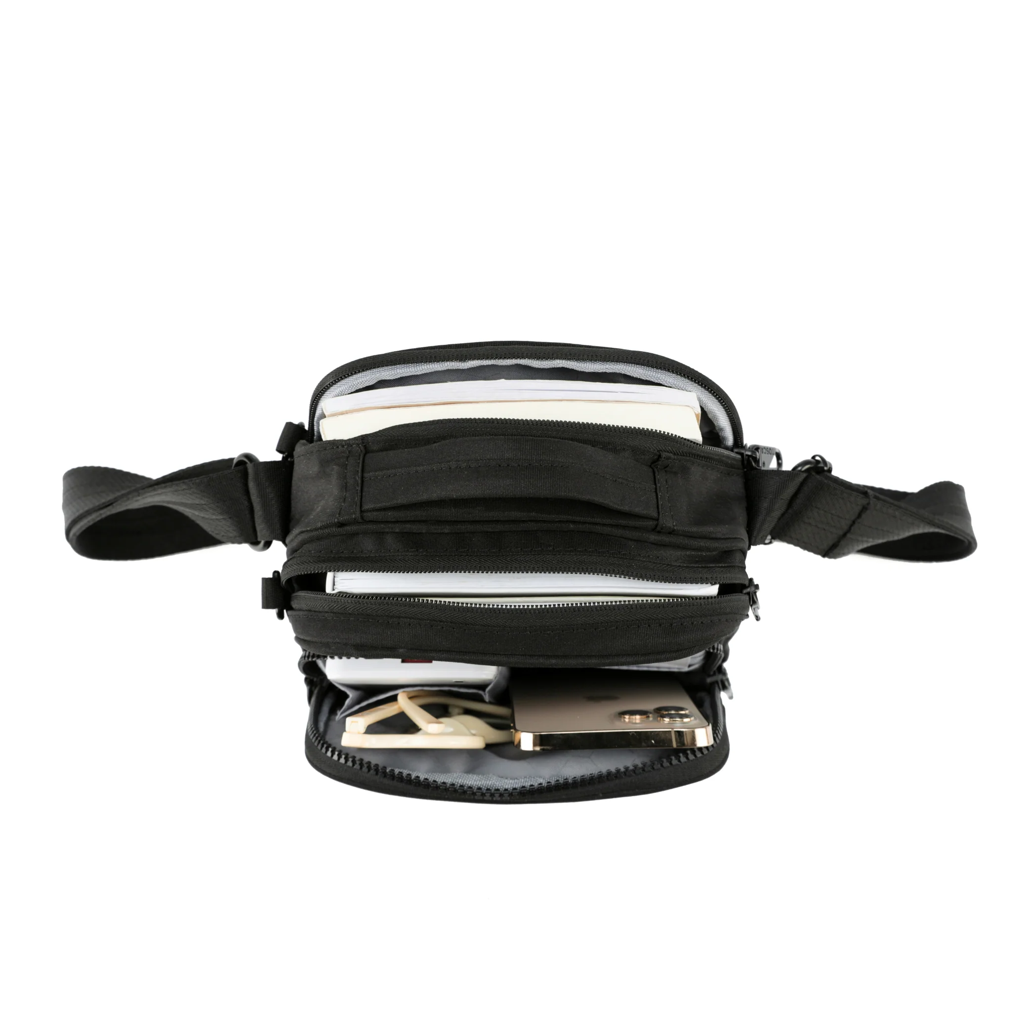 Tosca Slash Proof Anti-theft cross bag shoulder bag TCA984-Black - Image 3