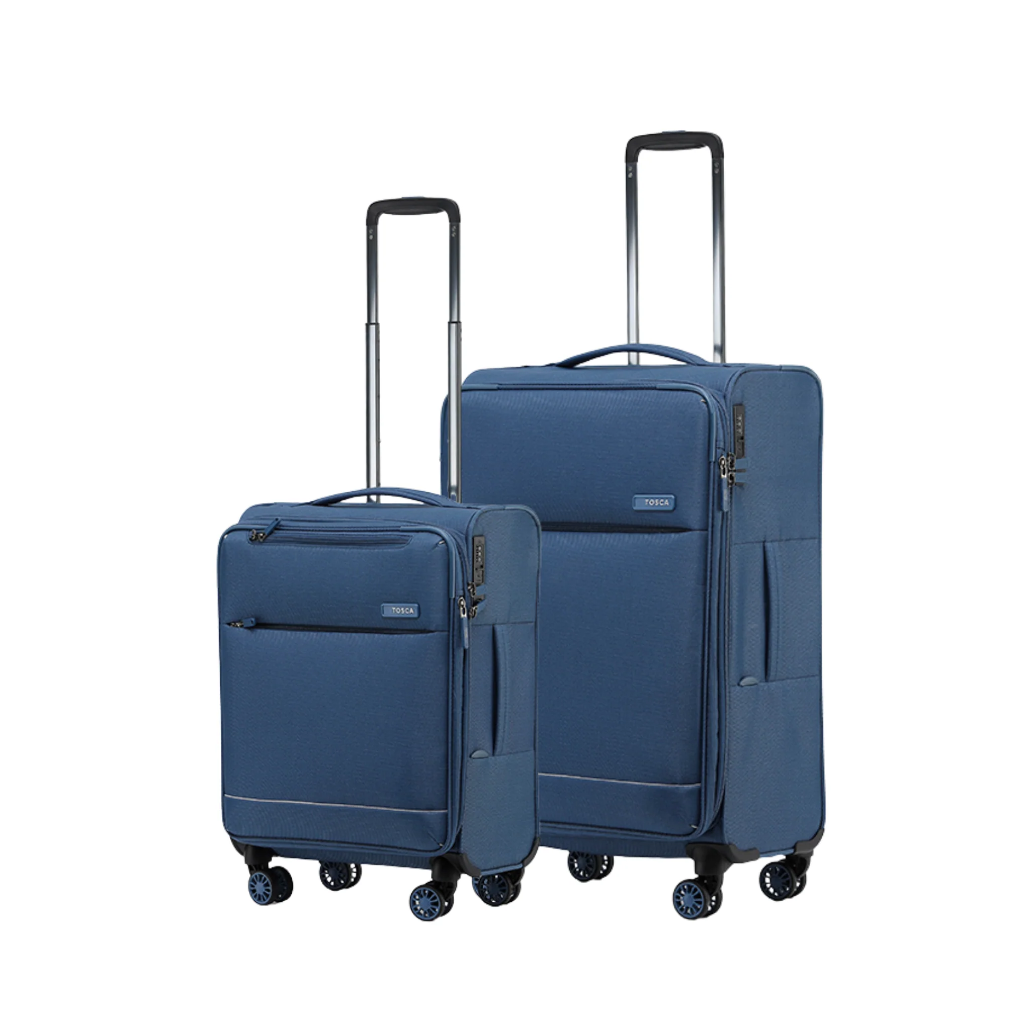 Tosca So-Lite 4.0 Collection 2-Pce set 67cm/54cm Trolley cases AIR5055- 2 piece set Blue - Image 2