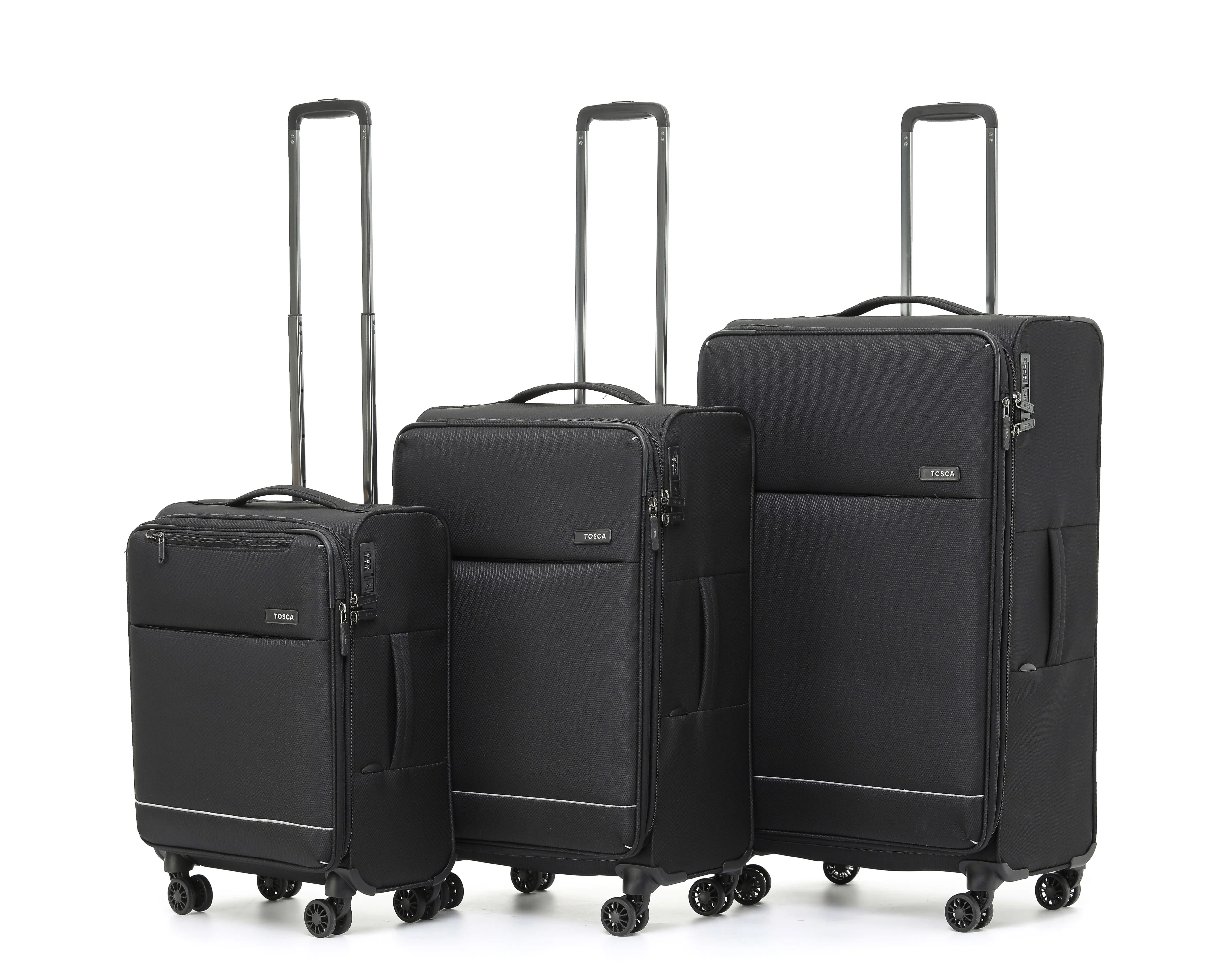 Tosca So-Lite 4.0 Collection 67cm-H Softside checked Trolley case AIR5055B-Black - Image 6