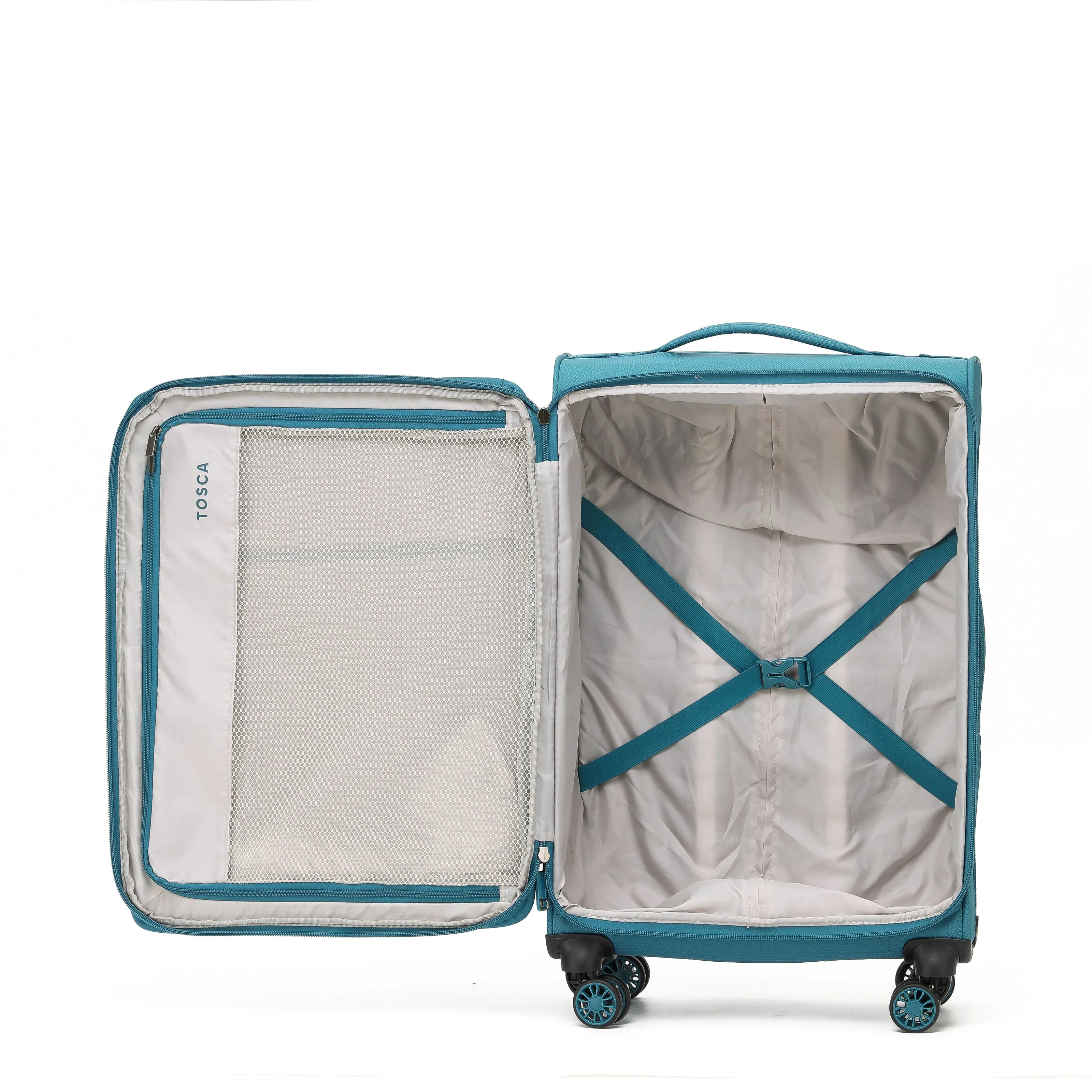 Tosca So-Lite 4.0 Collection soft side 67cm-H trolley case AIR5055B-Teal - Image 3