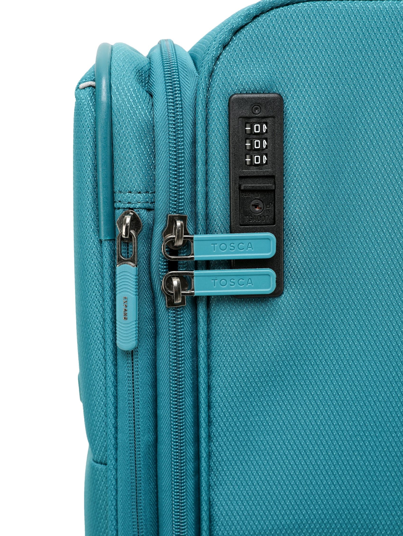 Tosca So-Lite 4.0 Collection soft side 67cm-H trolley case AIR5055B-Teal - Image 6