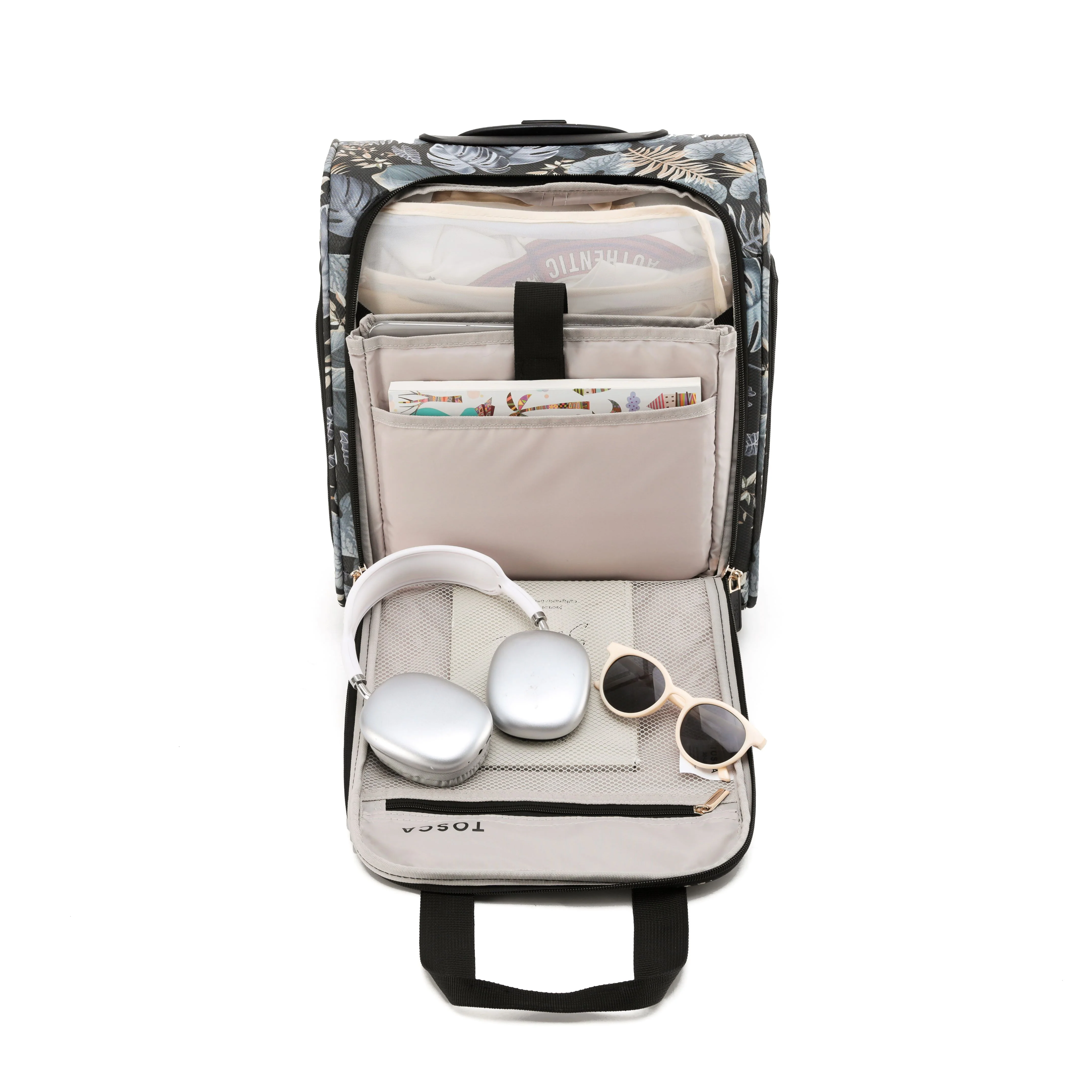 Tosca So-Lite 4.0 Collection Under-seat 38cm-H Carry-on trolley case AIR5055US-Golden Palms - Image 3