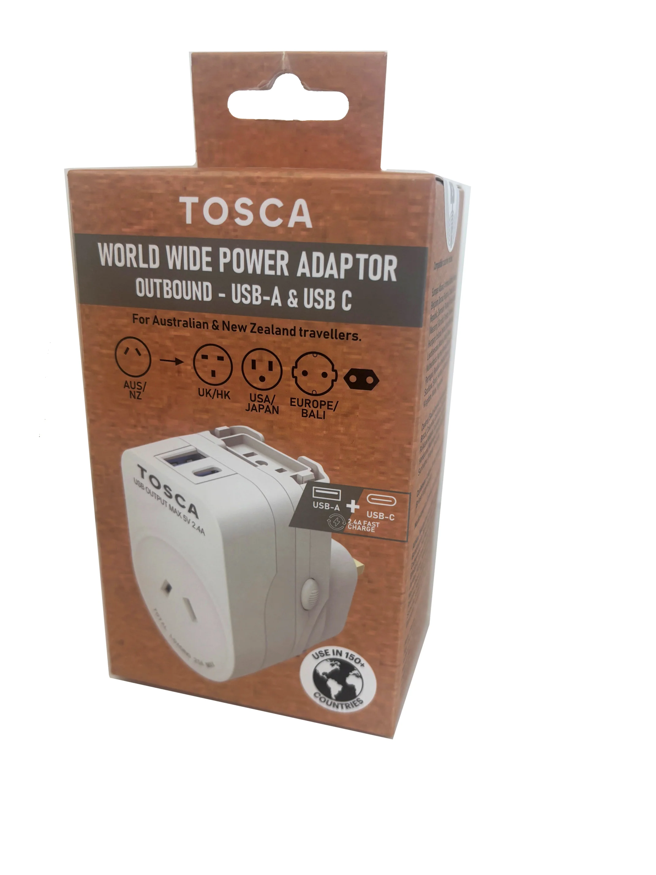 Tosca World Wide ADPT USB A&C Travel Adaptor TCA072 - Image 5