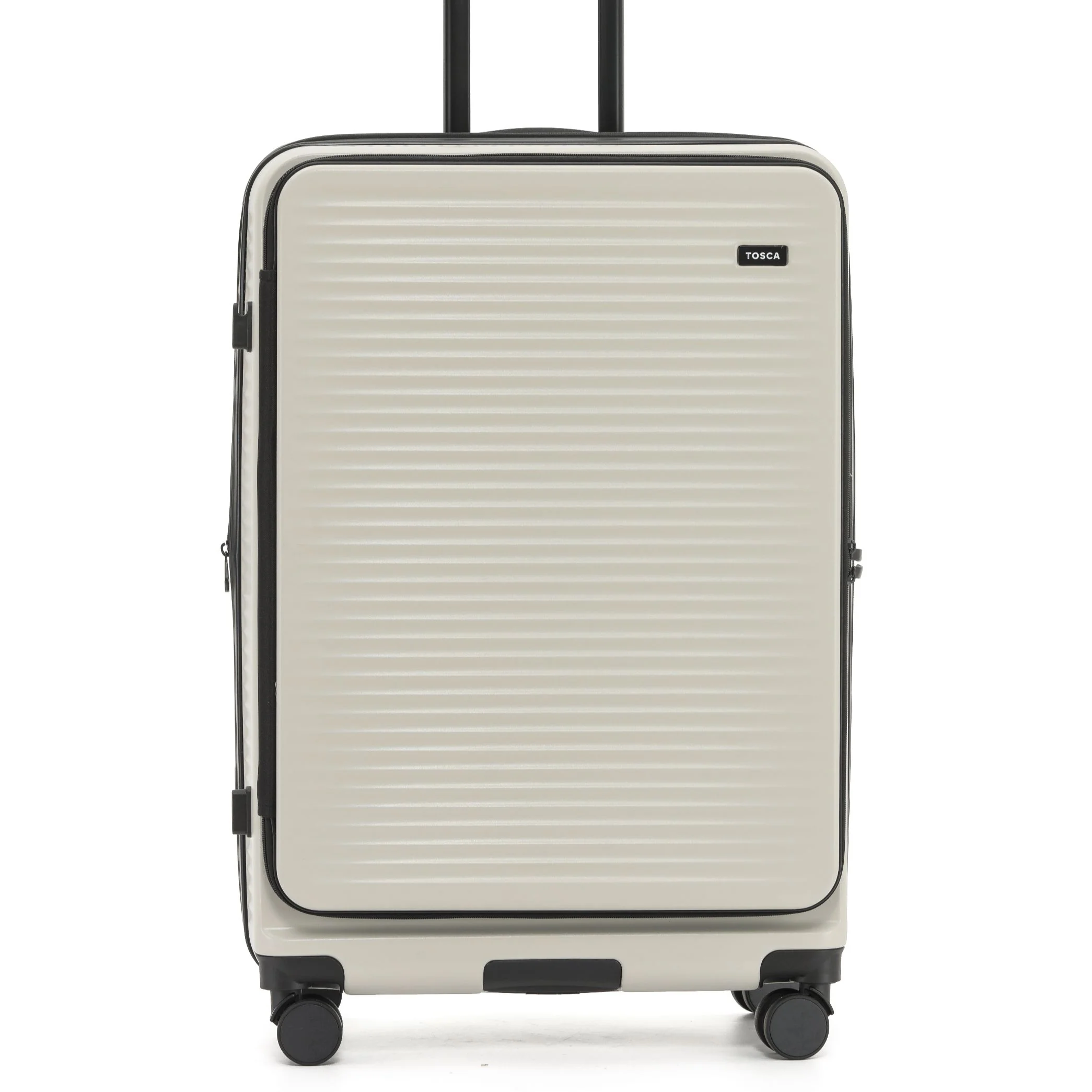 Tosca Zen Collection Polycarbonate Top Lid Zipper opening trolley cases Full-set 77/65/53cm TCA225 Stone - Image 4