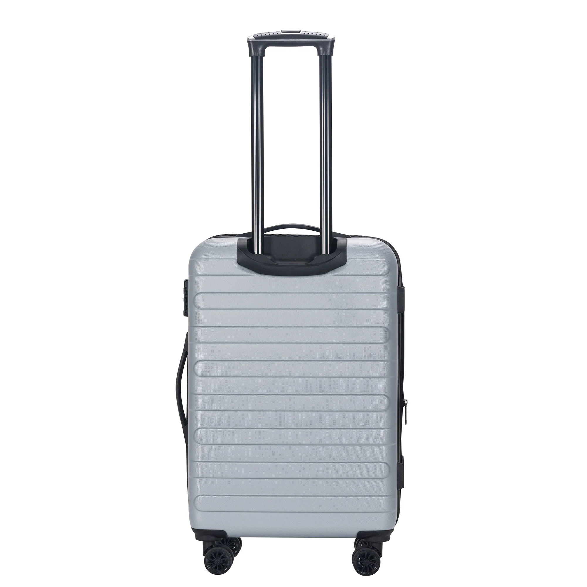 Travel-Lite Rome Collection 68cm-H hard side Checked trolley case TL-68 Silver - Image 4